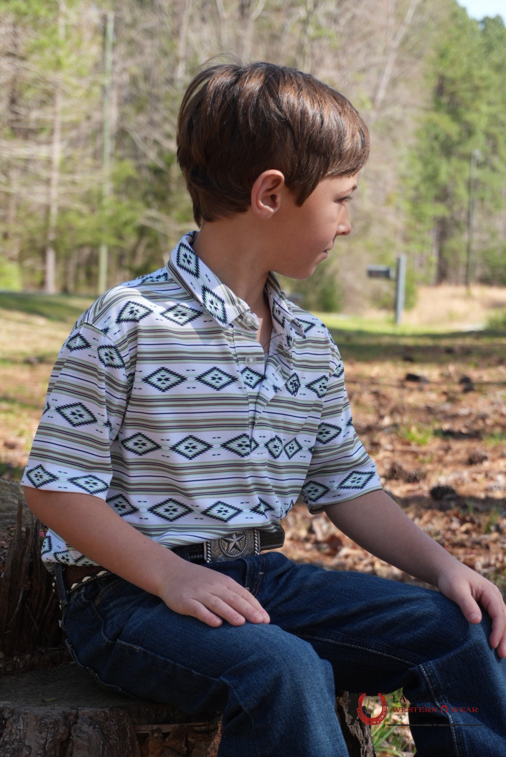 ARIATTEK KIDS SHIRT -BOYS WHITE SERAPE ALL OVER 10055424 NIÑOS