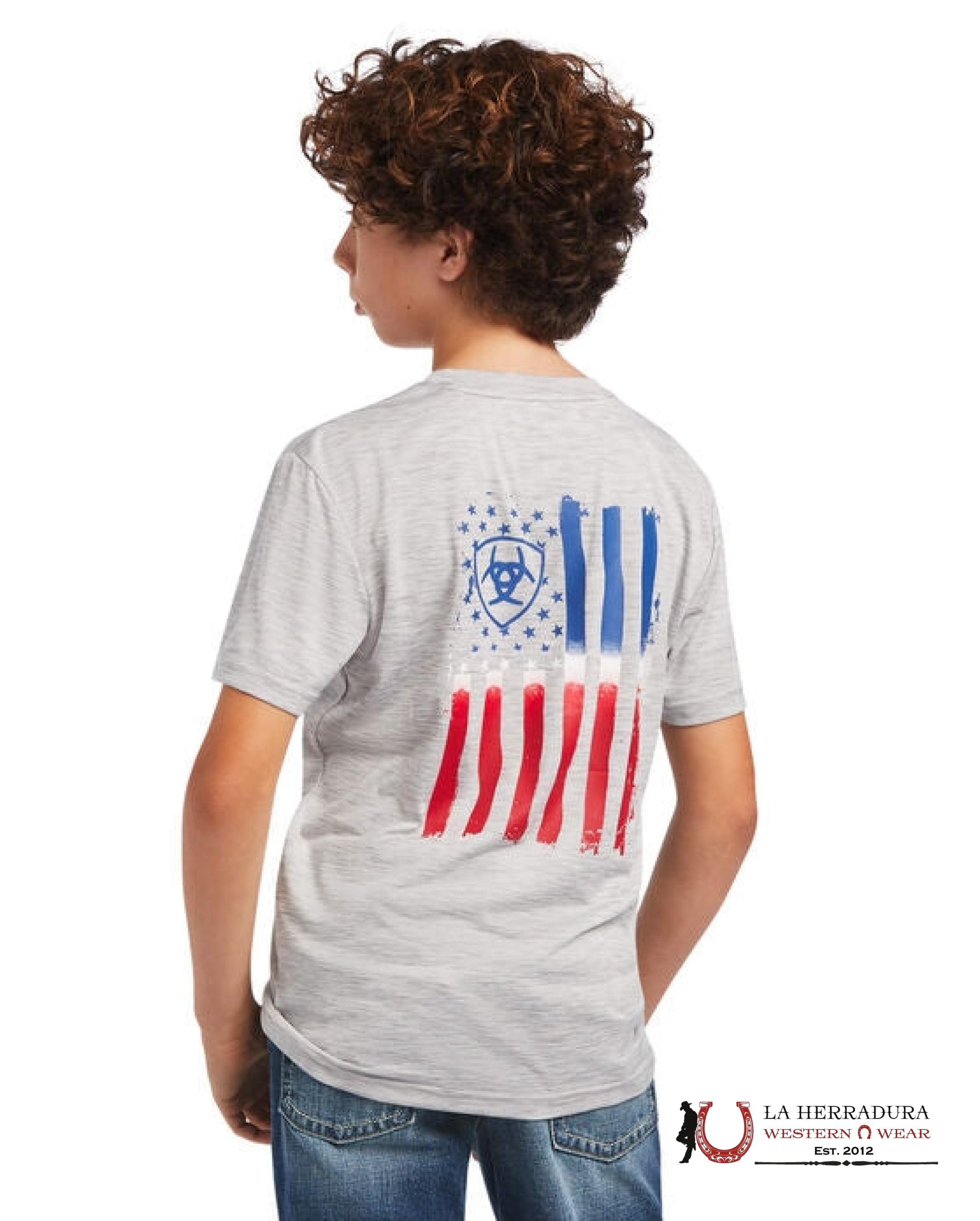 ARIATTEK KIDS TSHIRT -BOYS CHARGER PATRIOTIC SS 10040637 NIÑOS
