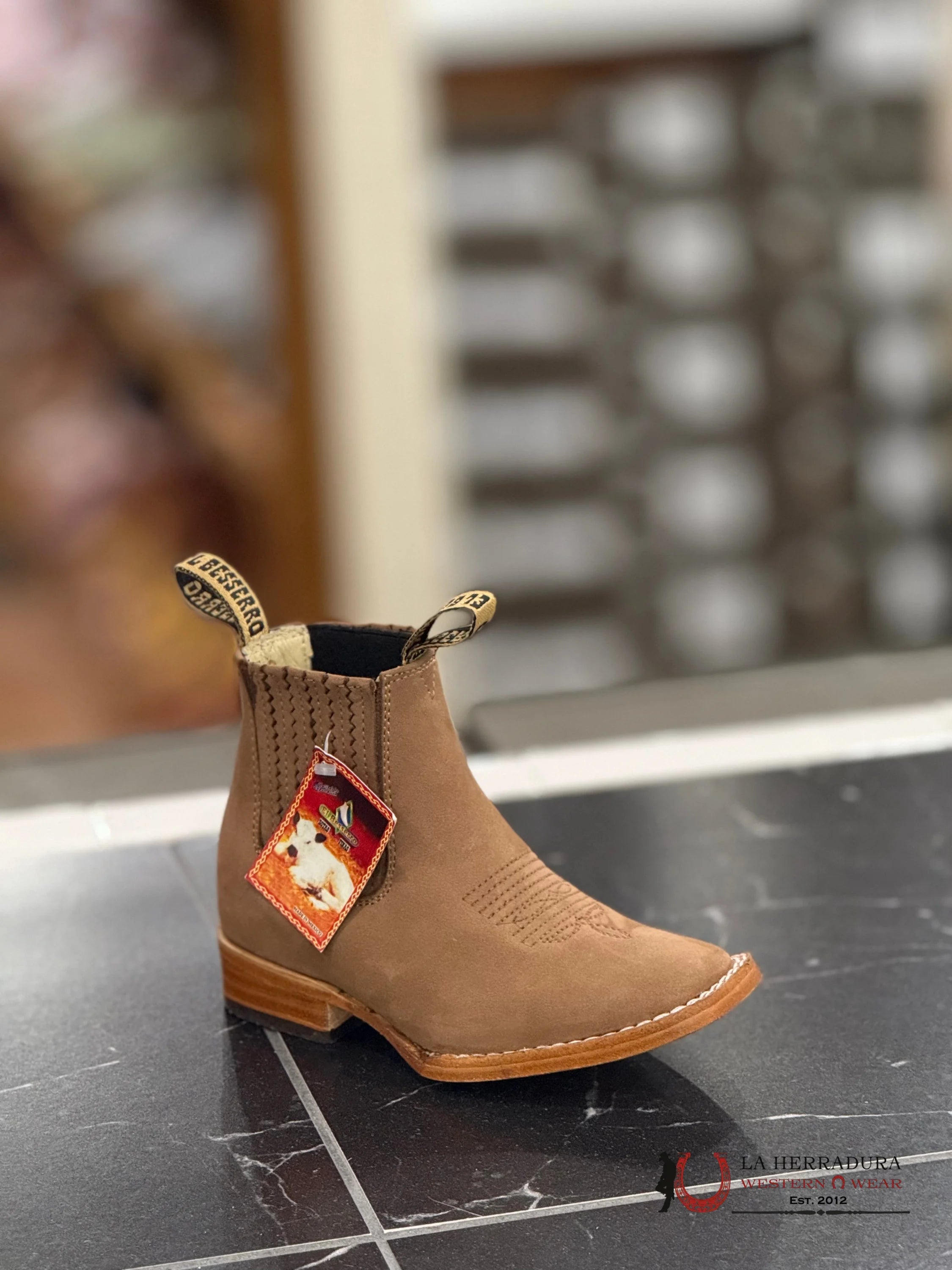 BESSERO KIDS NOBUCK CASTANO BOTIN CHARRO NIÑOS