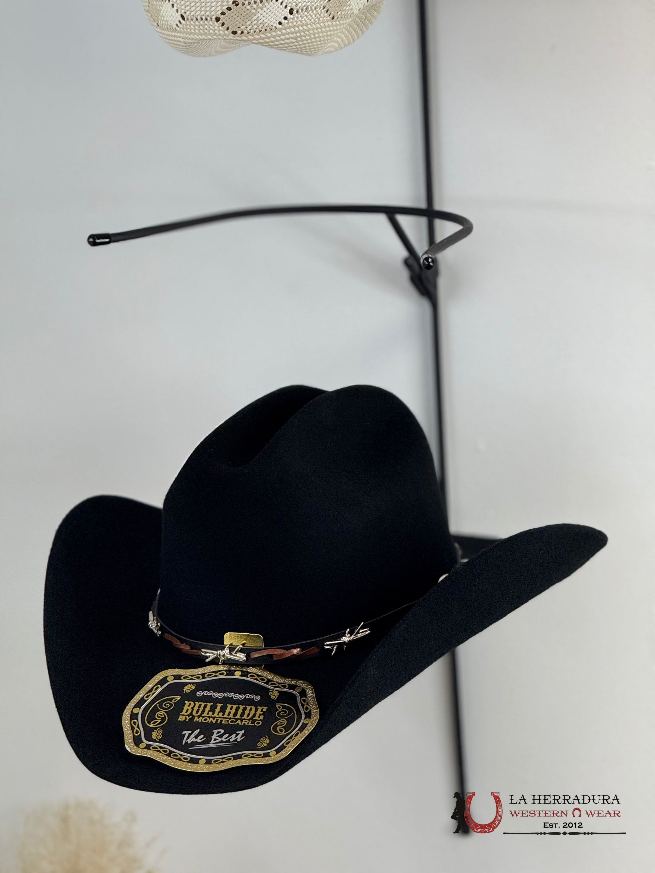 BLACK BUCKAROO BULLHIDE 6X FELT HAT TEJANA