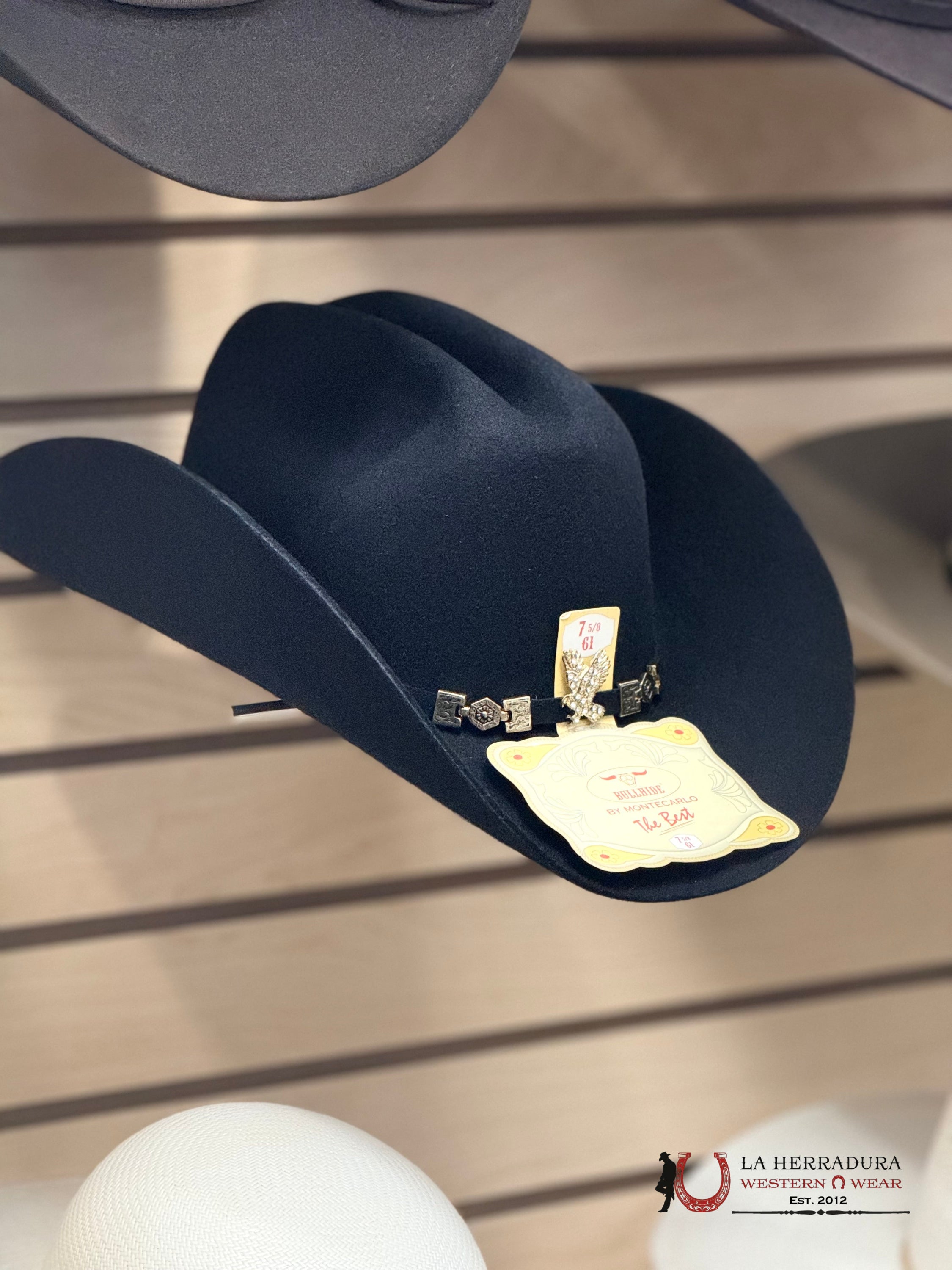 BLACK EL PRACTICO BULLHIDE 6X FELT HAT TEJANA