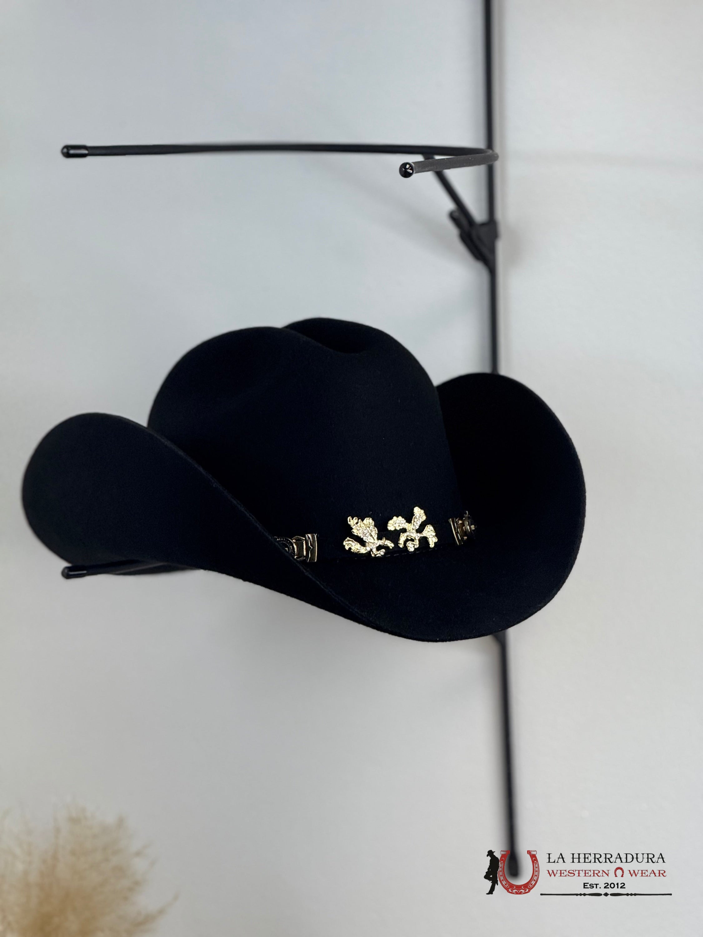 BLACK EL RESBALON BULLHIDE 6X FELT HAT TEJANA