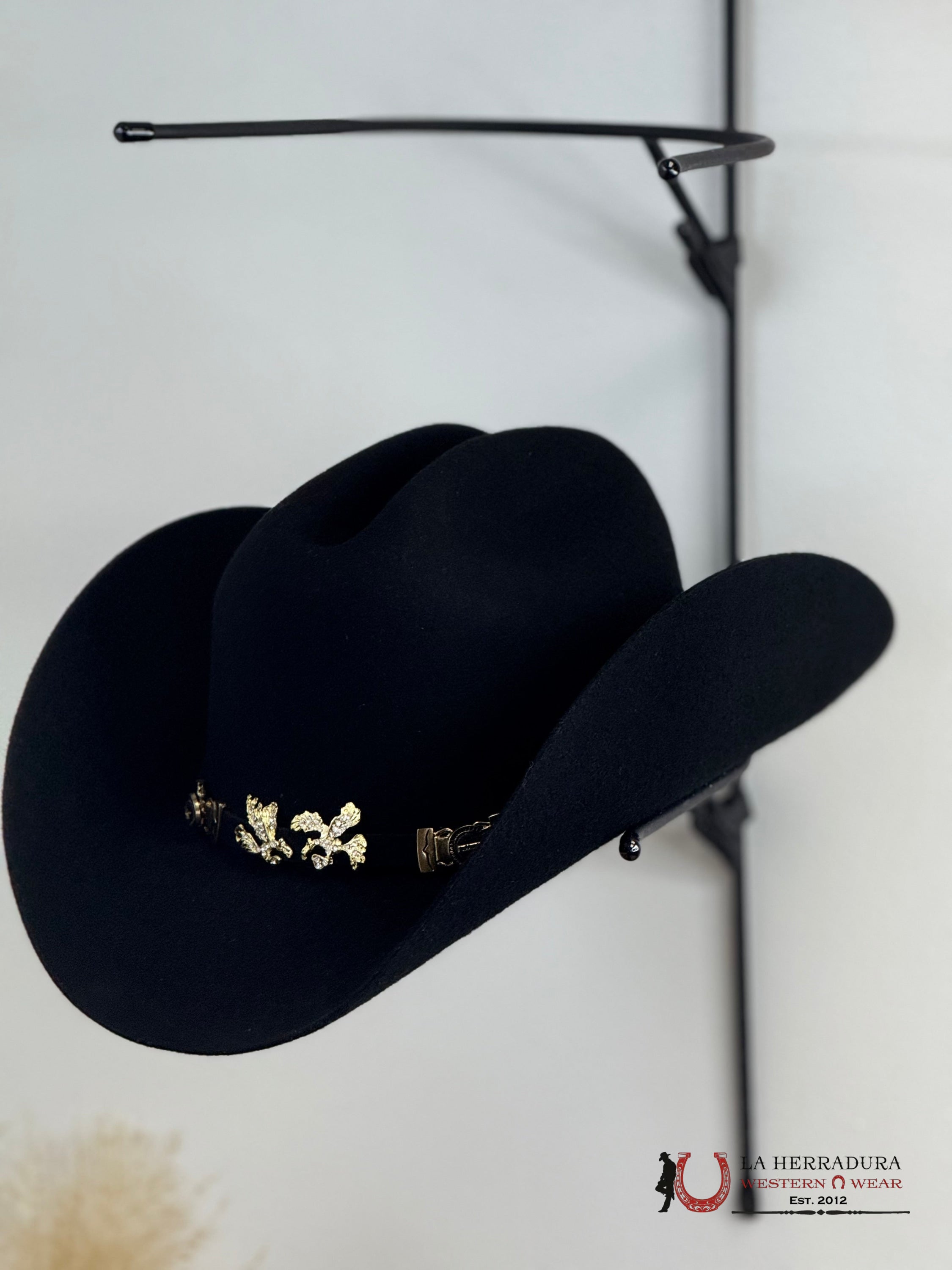 BLACK EL RESBALON BULLHIDE 6X FELT HAT TEJANA