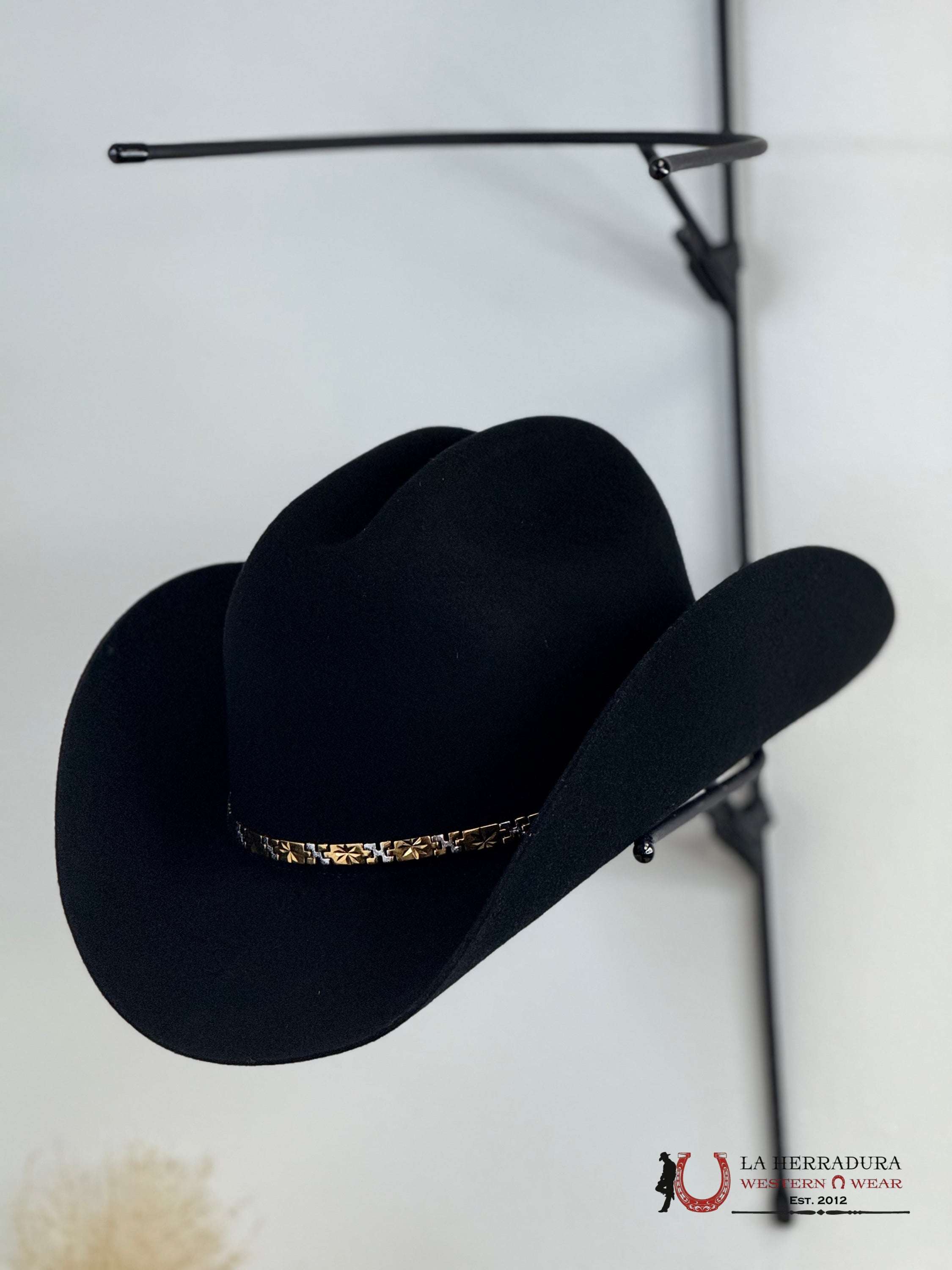 BLACK EL TAHUR BULLHIDE 8X FELT HAT TEJANA