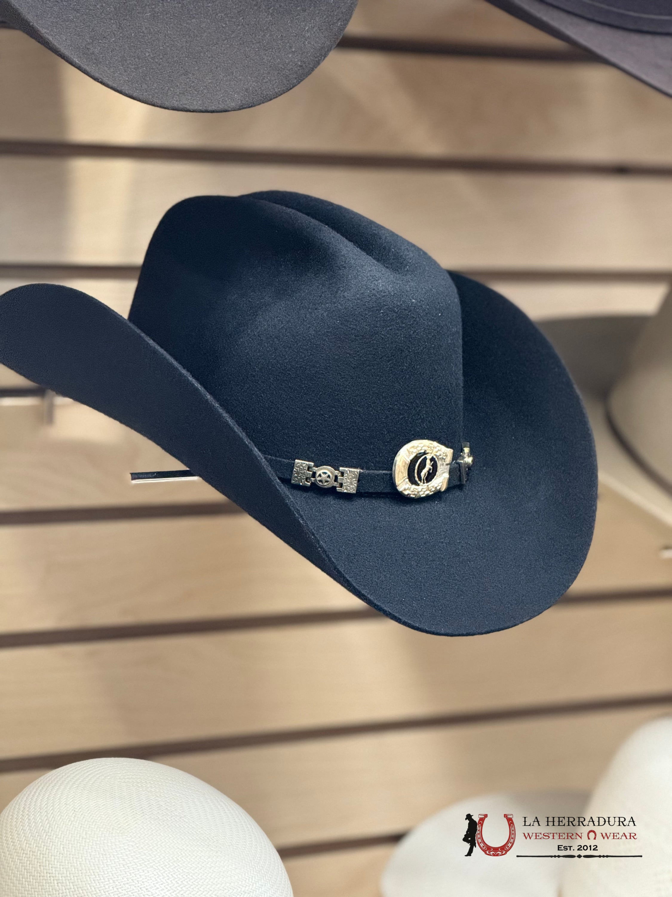 BLACK EL VALEDOR BULLHIDE 6X FELT HAT TEJANA