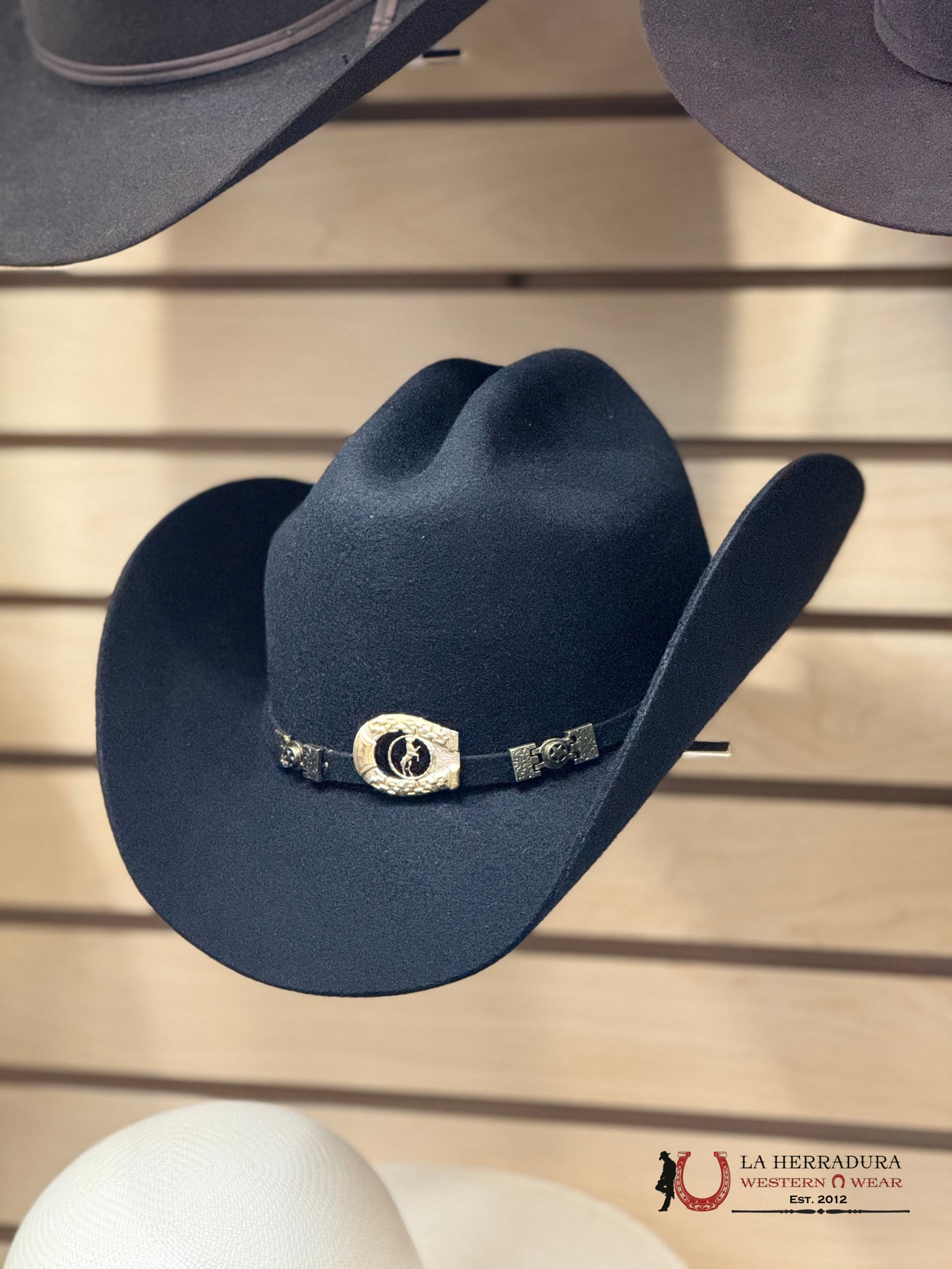 BLACK EL VALEDOR BULLHIDE 6X FELT HAT TEJANA