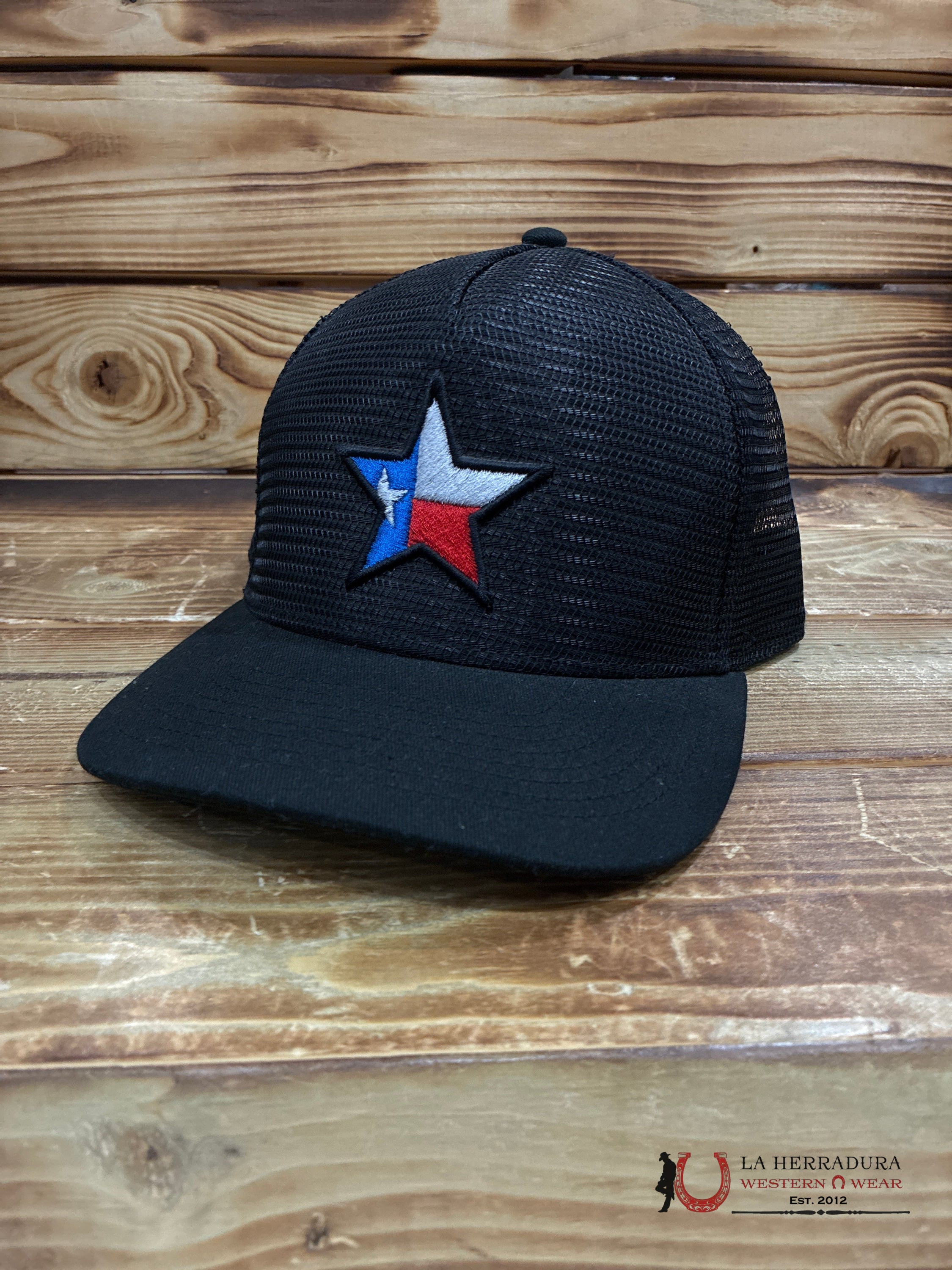 BLACK MESH TX STAR CAPS MENS GORRAS HOMBRES