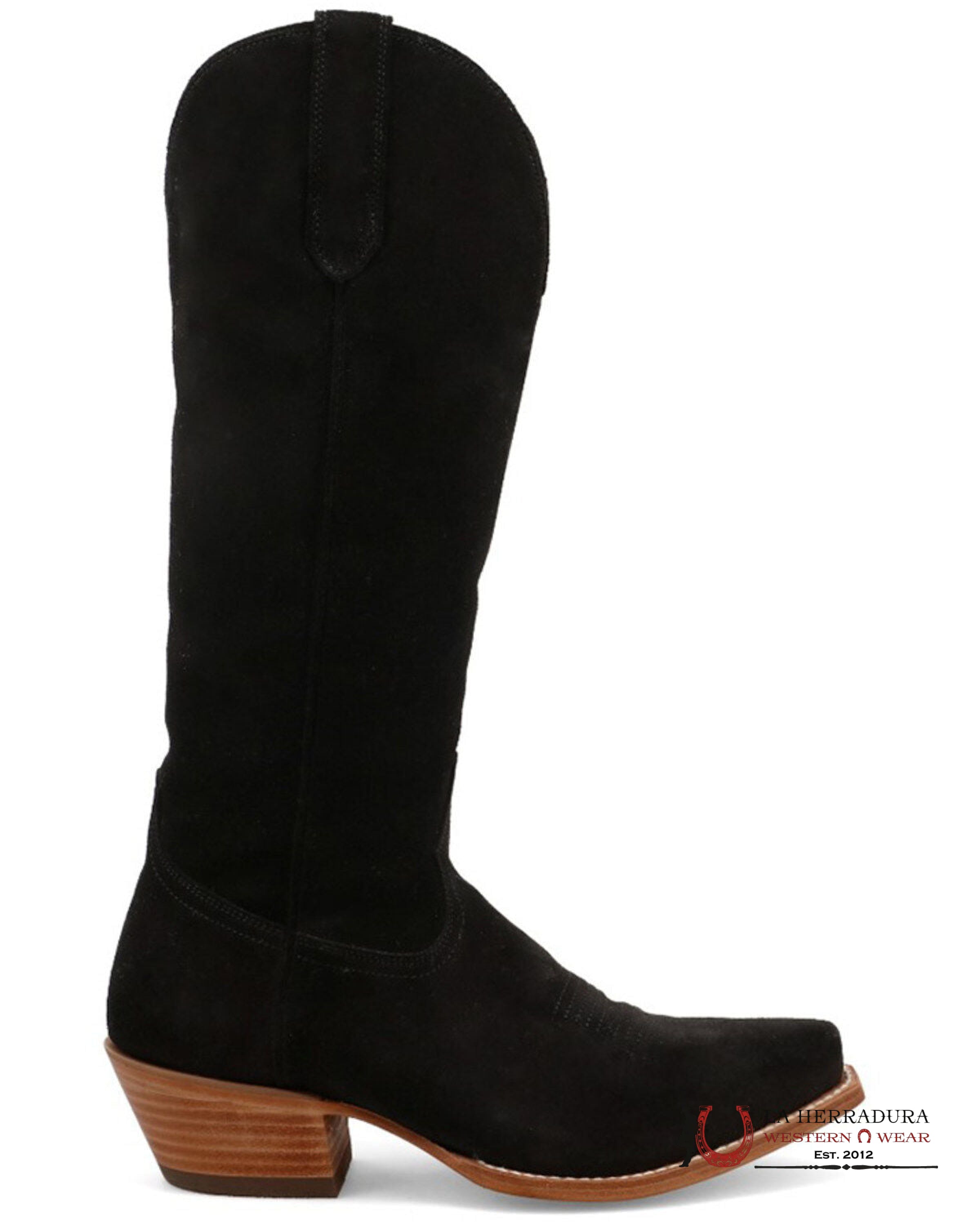 BLACK STAR ‘ADDISON’ BLACK POINT TOE BOOT WBSN021 BOTAS MUJERES