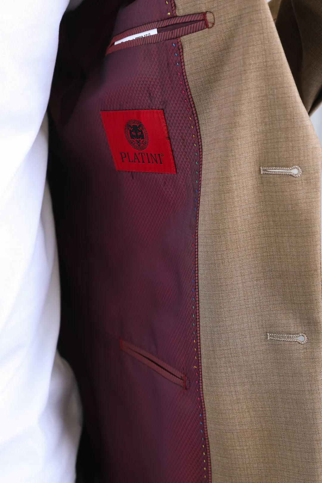 BLAZER PLATINI CAFÉ PARA HOMBRE - BLZ10806