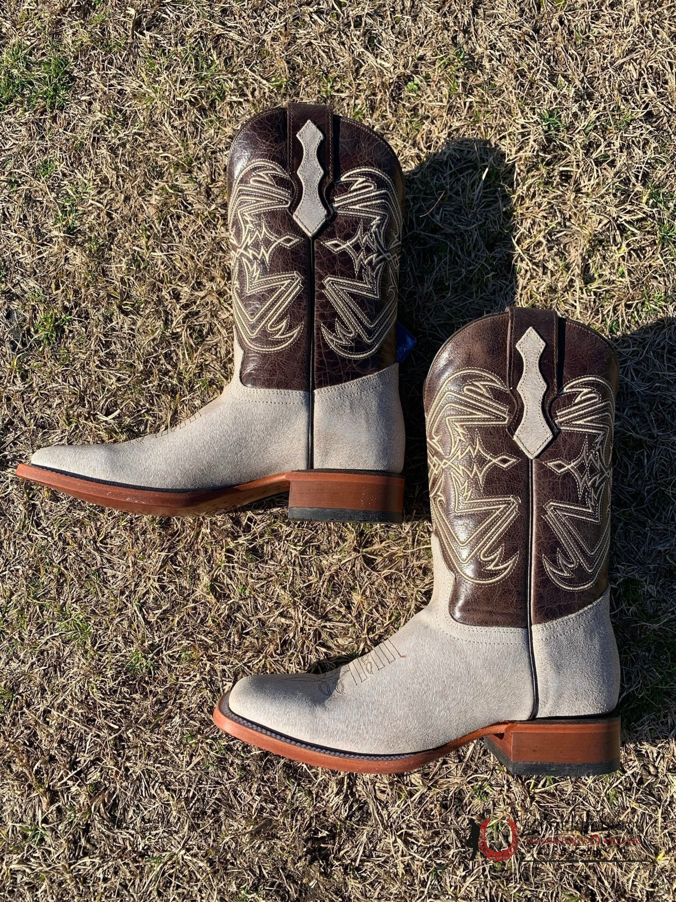 Boots Arango Imit Zebra Orix Estilo Prorodeo Cow Skins 6.5 Usa (México 25.5) / Imt Botas Hombres