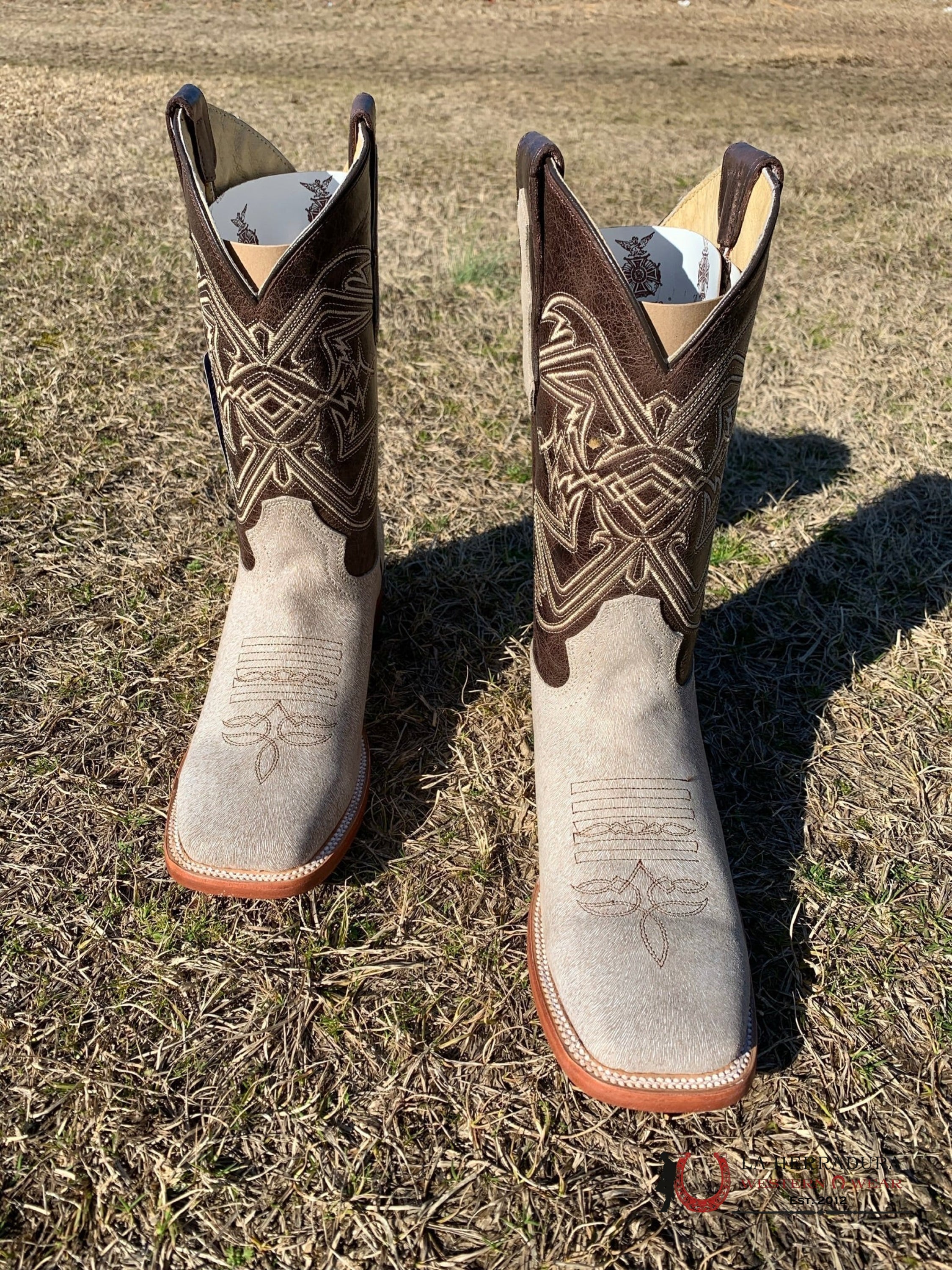 Boots Arango Imit Zebra Orix Estilo Prorodeo Cow Skins 6 Usa (México 25) / Imt Botas Hombres