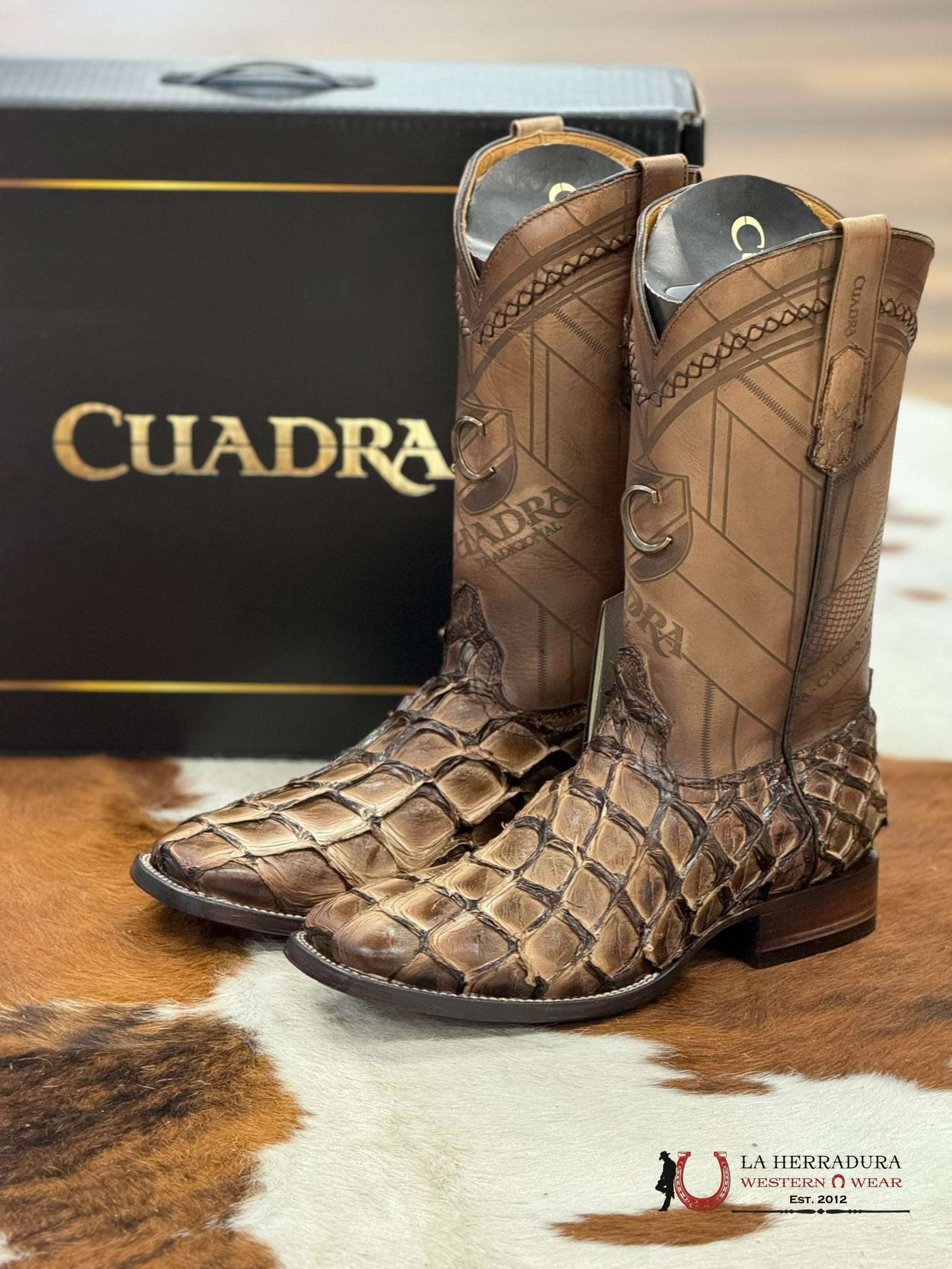 Boots Cuadra Fish/Pescado Pirarucu Asturias Honey Botas Hombres