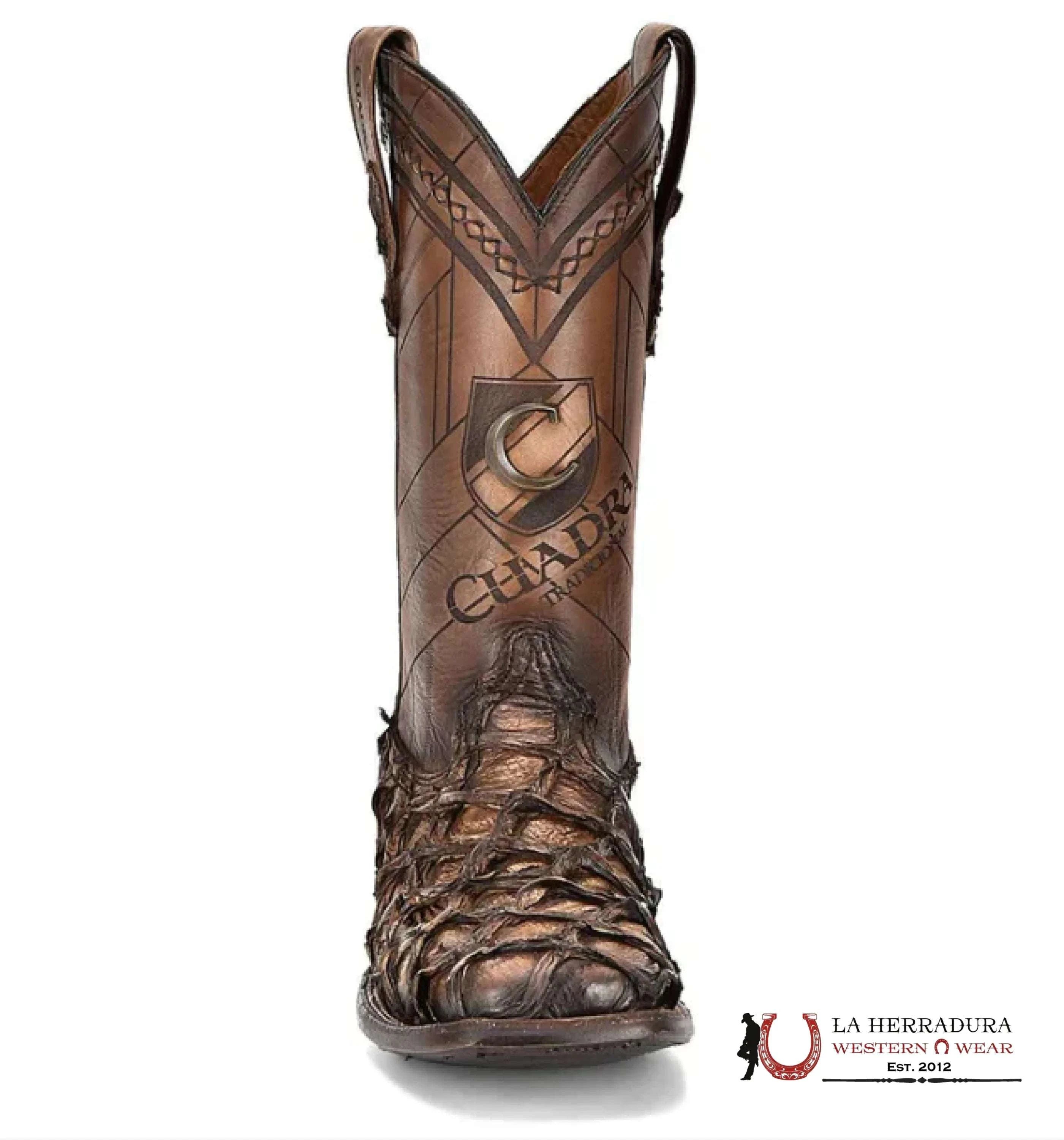 BOOTS CUADRA FISH/PESCADO PIRARUCU ASTURIAS HONEY CU789 BOTAS HOMBRES