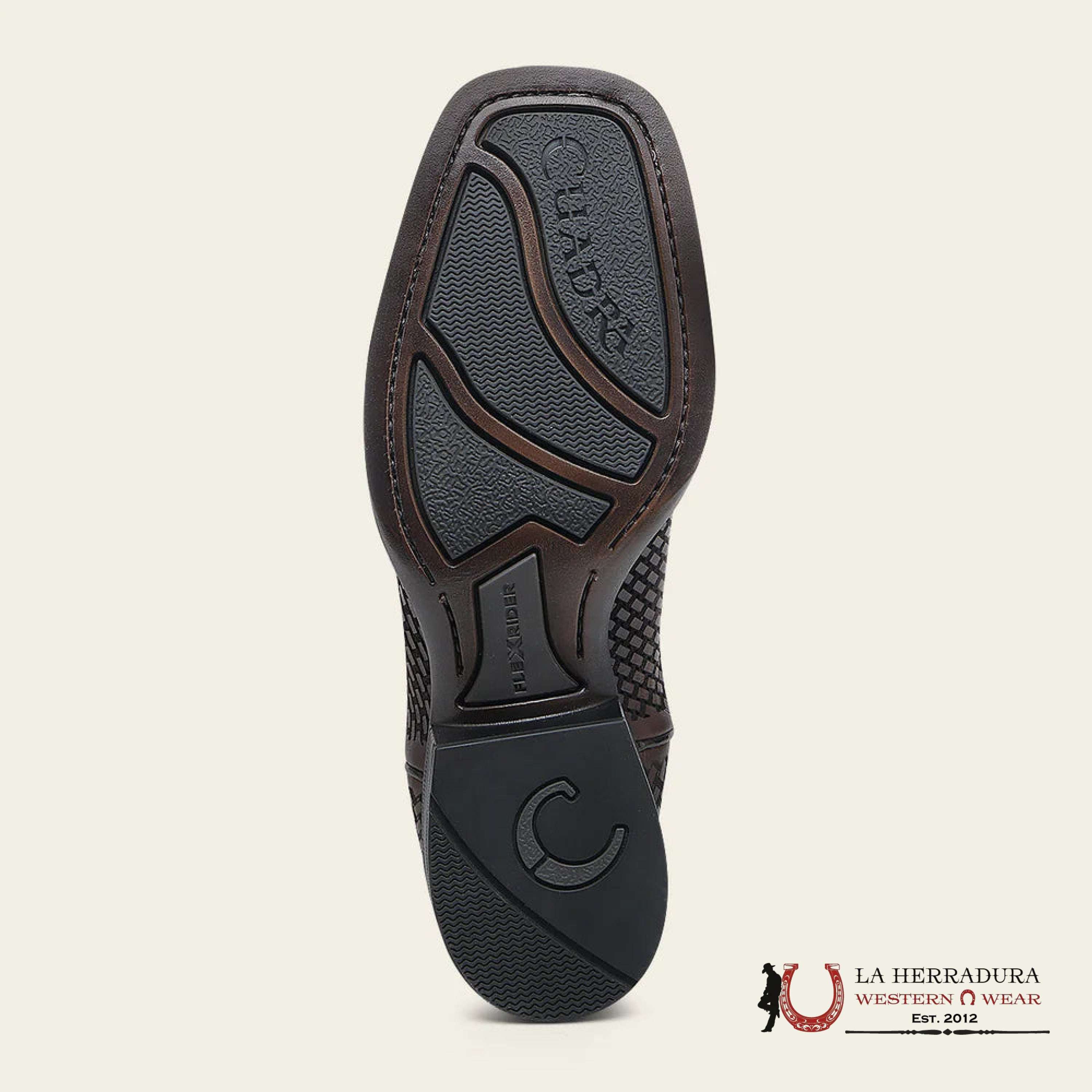 BOOTS CUADRA RES CRUST MIEL LASTER EMBROIDERY SQUARE TOE CU984 BOTAS HOMBRES