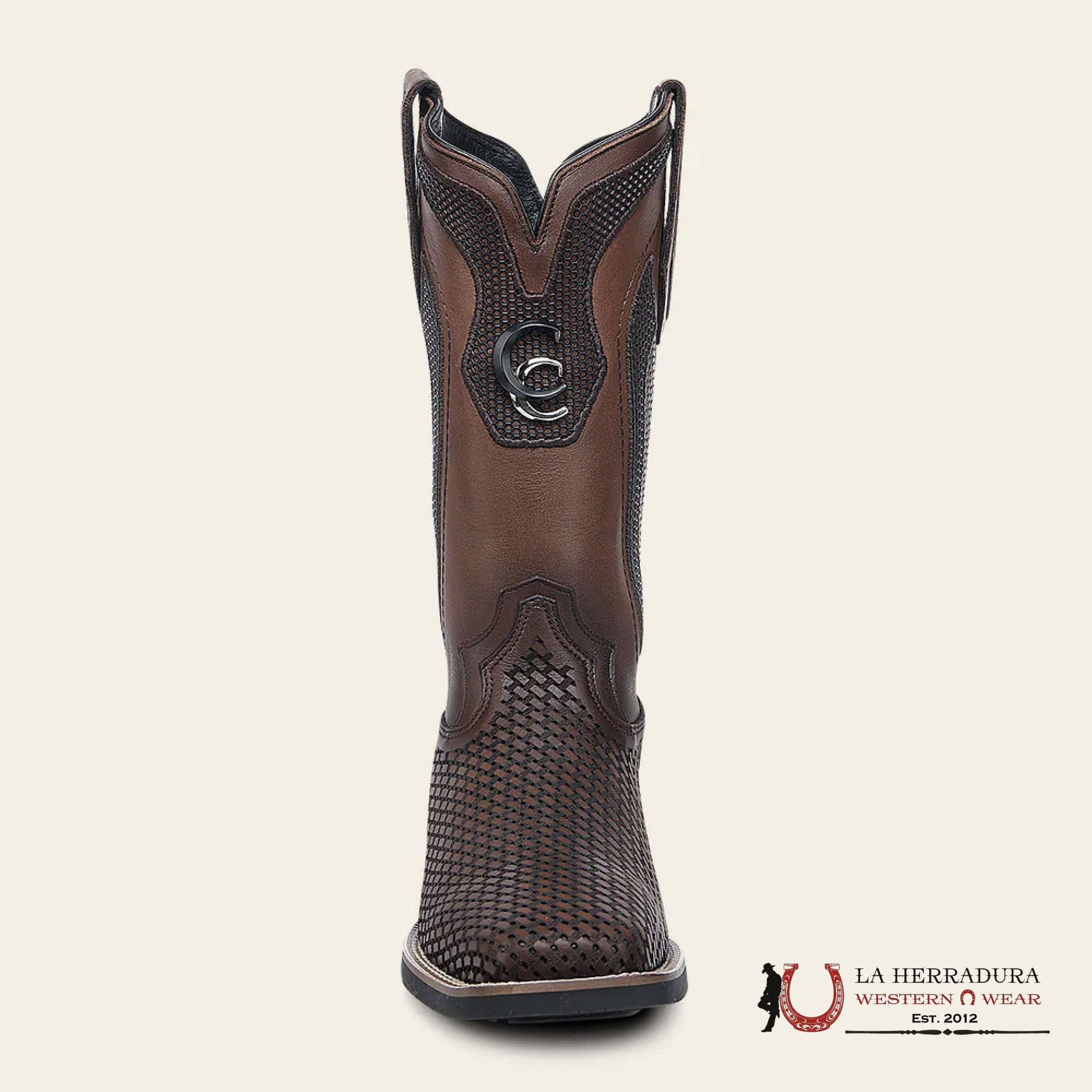 BOOTS CUADRA RES CRUST MIEL LASTER EMBROIDERY SQUARE TOE CU984 BOTAS HOMBRES