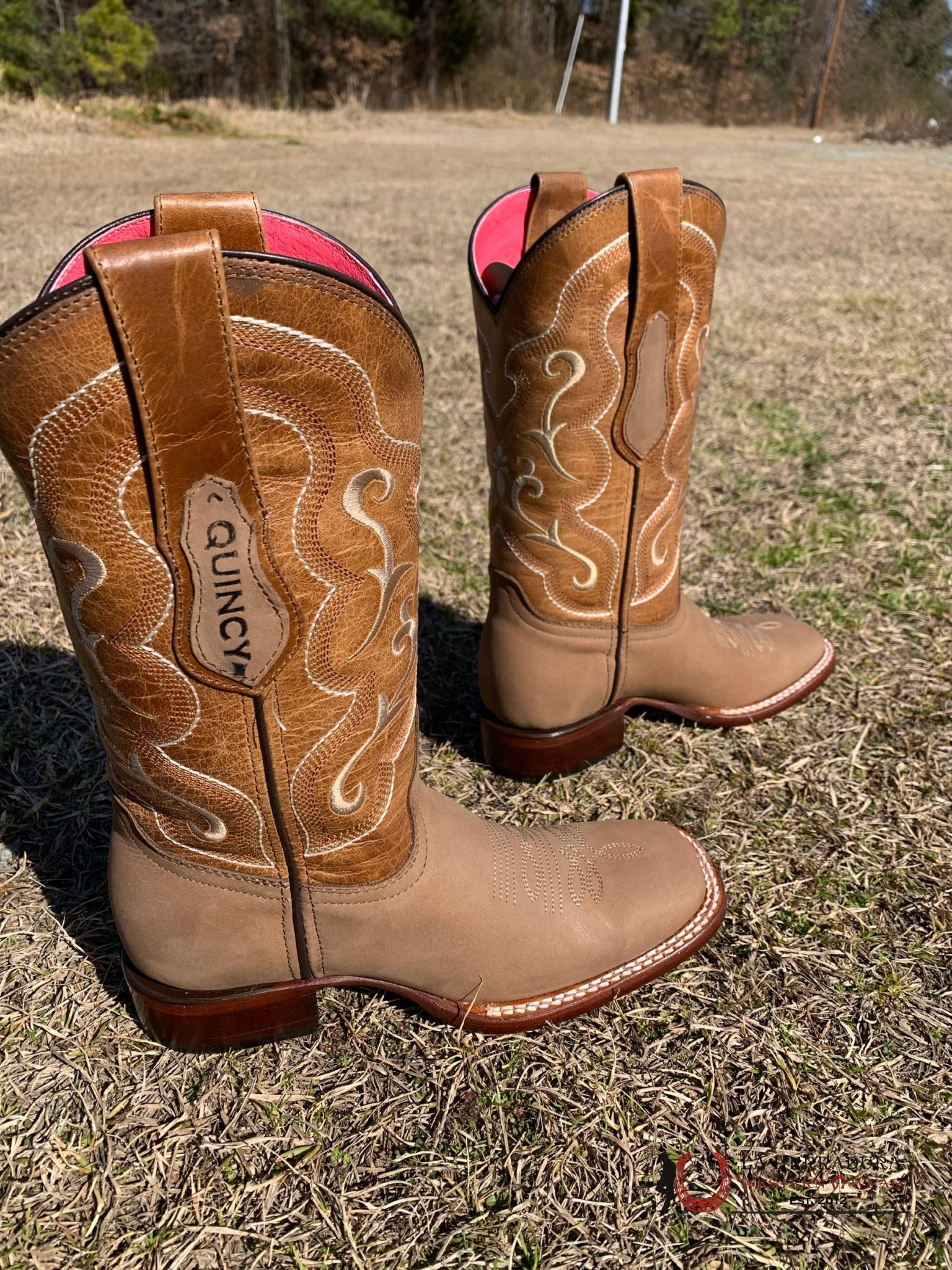 Botas Quincy Crazy Leather Tan 231 Mujeres