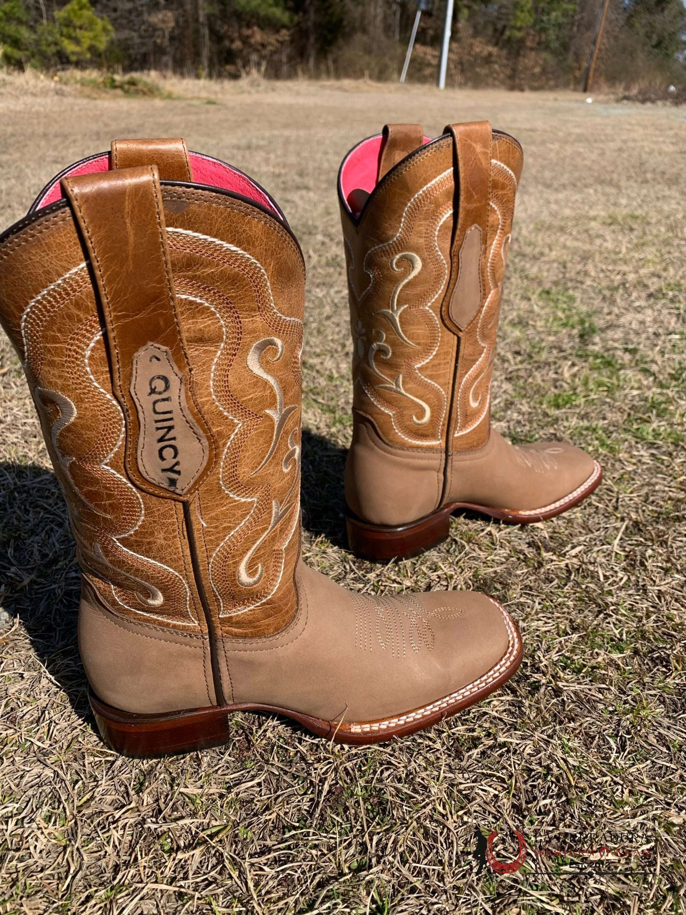 Botas Quincy Crazy Leather Tan 231 Mujeres
