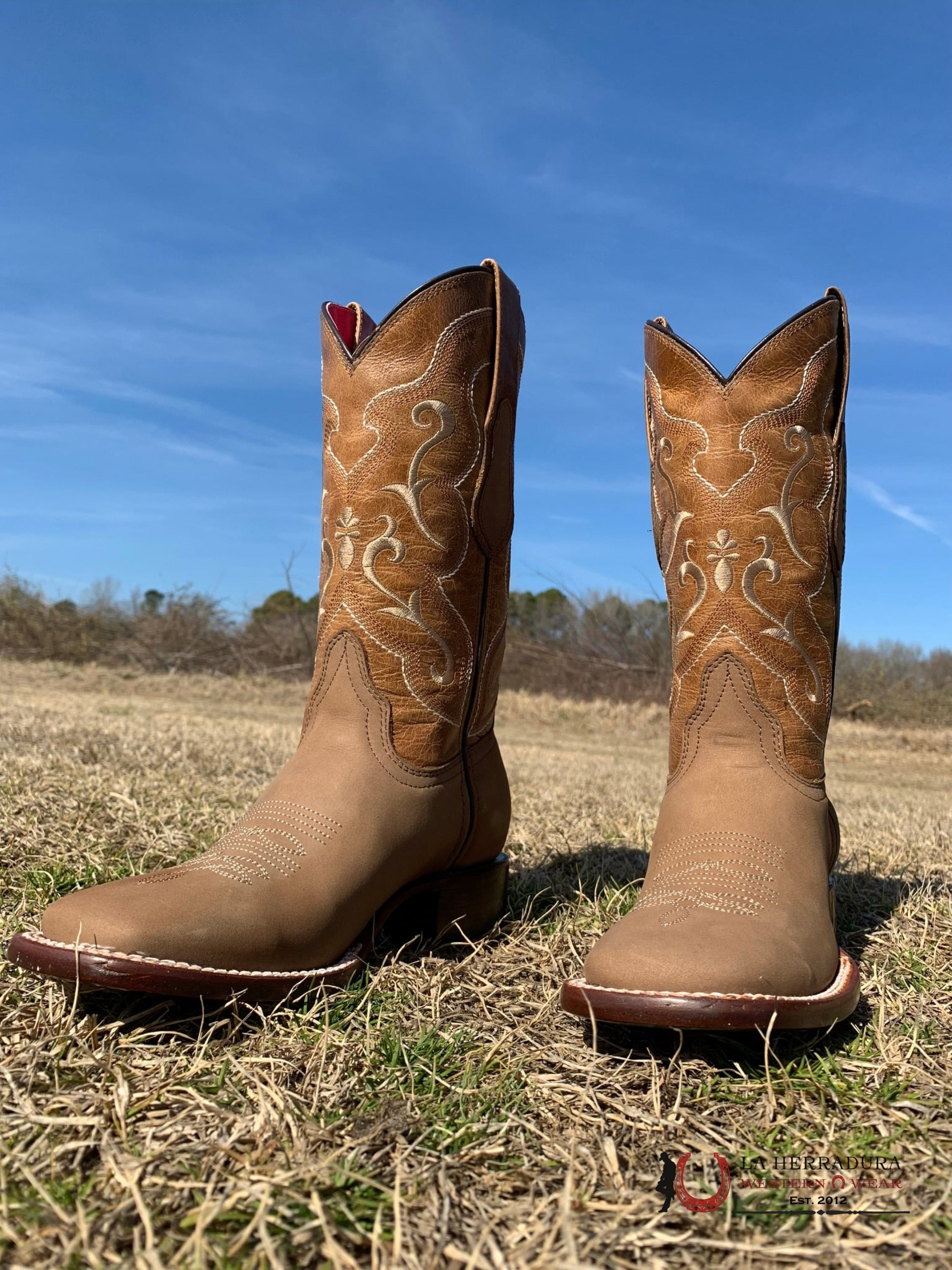 Botas Quincy Crazy Leather Tan 231 Mujeres