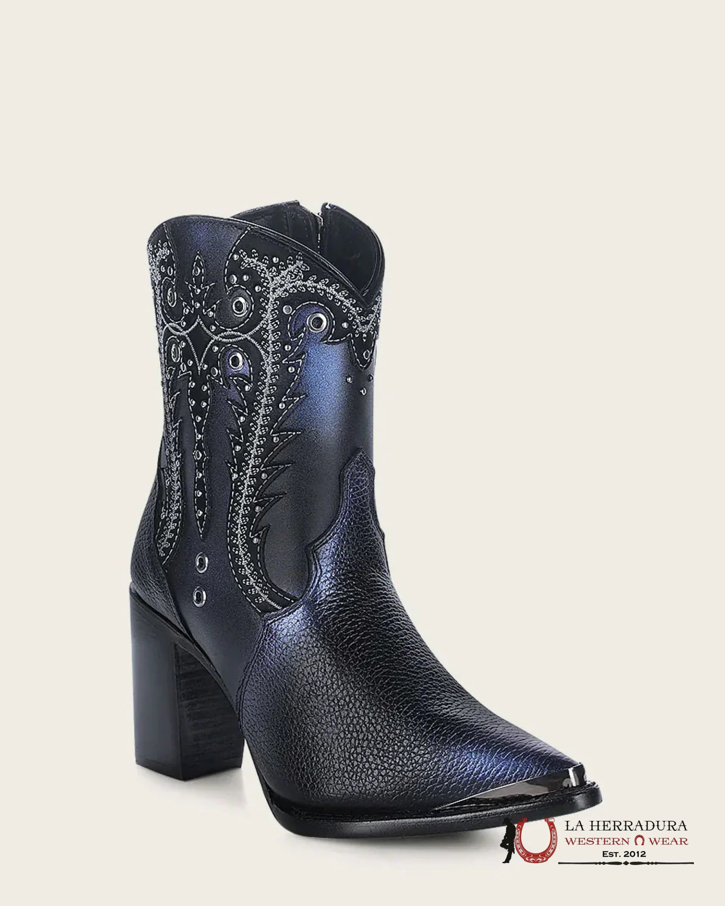 CUADRA ANKLE WESTERN BLACK BOOTIE SANTA RES BOTAS MUJERES