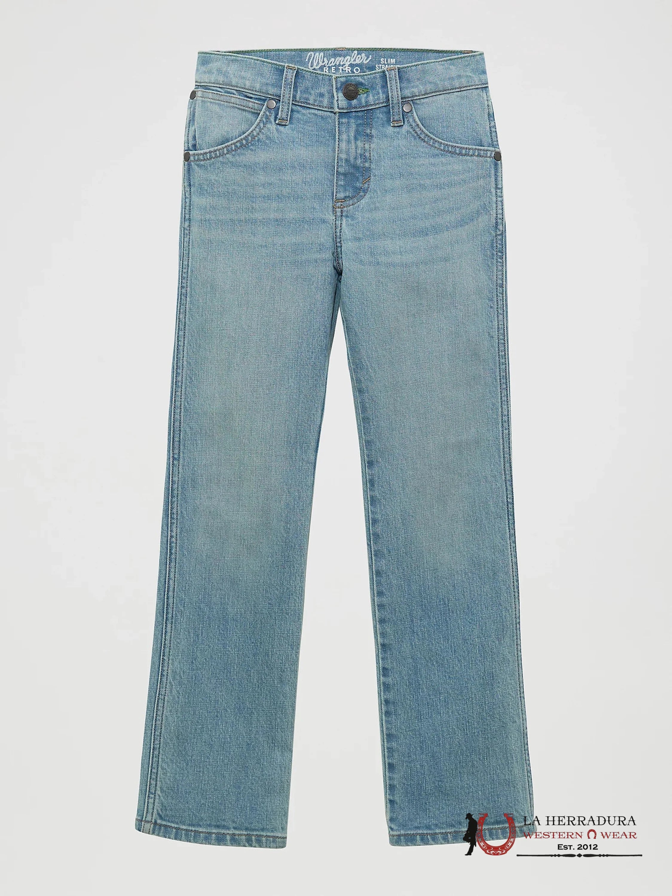 BOYS JEANS WRANGLER RETRO SLIM STRAIGHT light denim 112365678 (88BWZ) NIÑOS