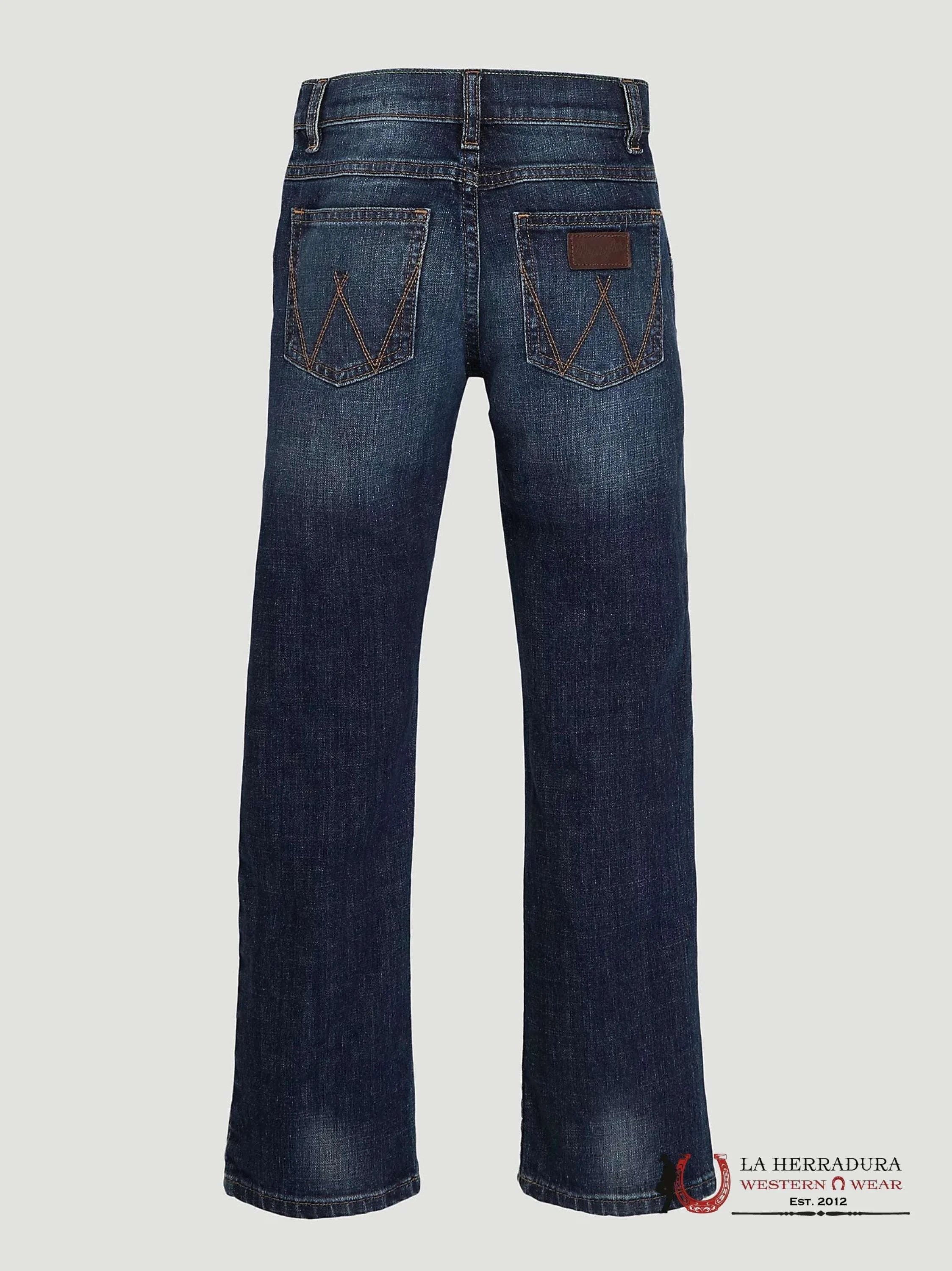 BOYS JEANS WRANGLER RETRO SLIM STRAIGHT SITS LOWER ON WAIST 1088BWZBZ NIÑOS