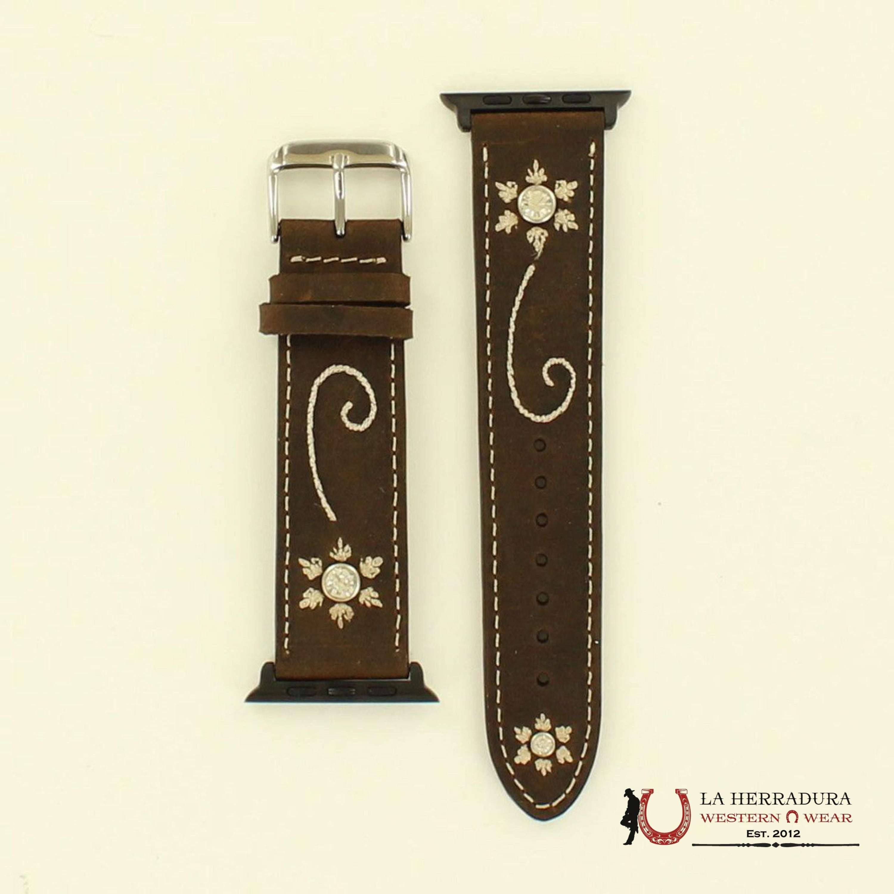 Brown watch strap N3101044