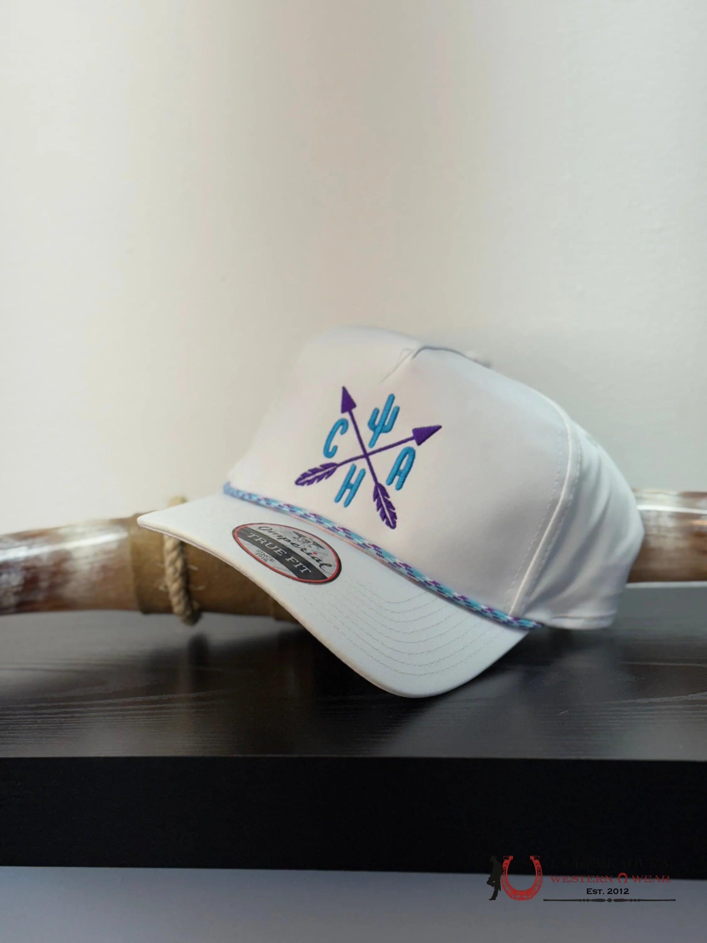 Cactus ALLEY HAT CO WHITE AND PURPLE CAPS MENS GORRAS HOMBRES