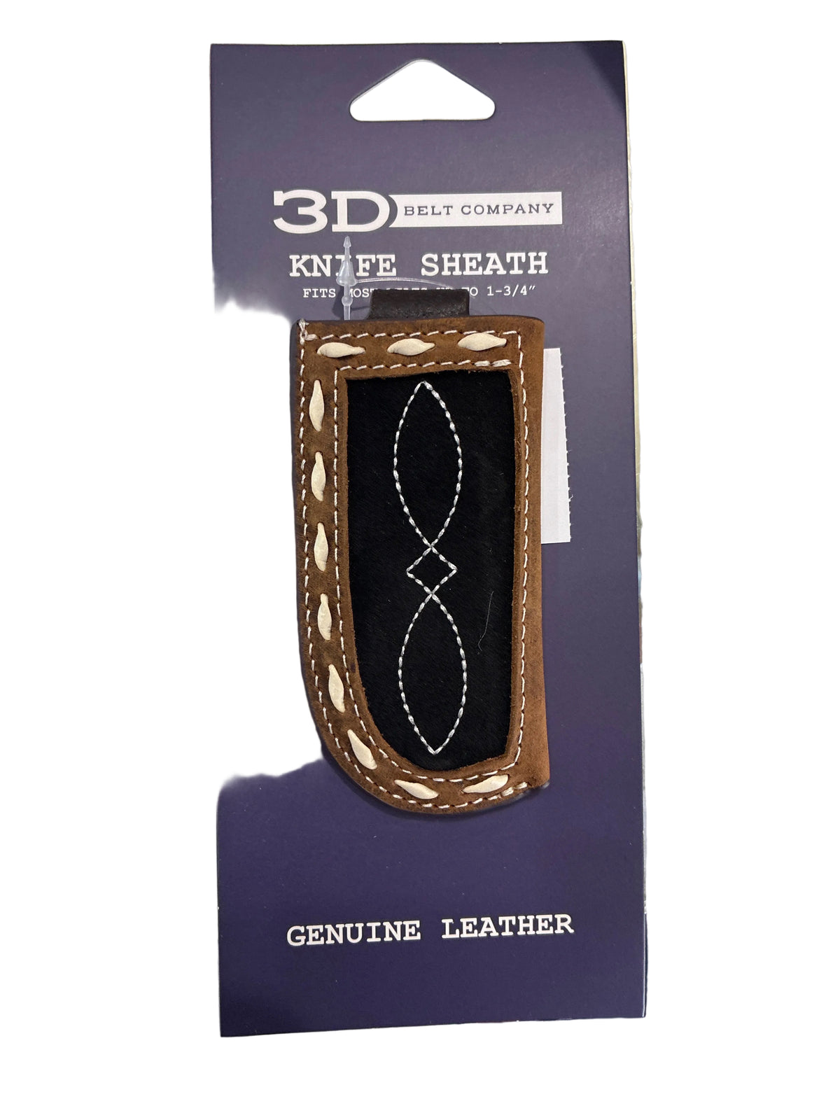 3D KNIFE SHEATH HAND TOOLED - D84040107