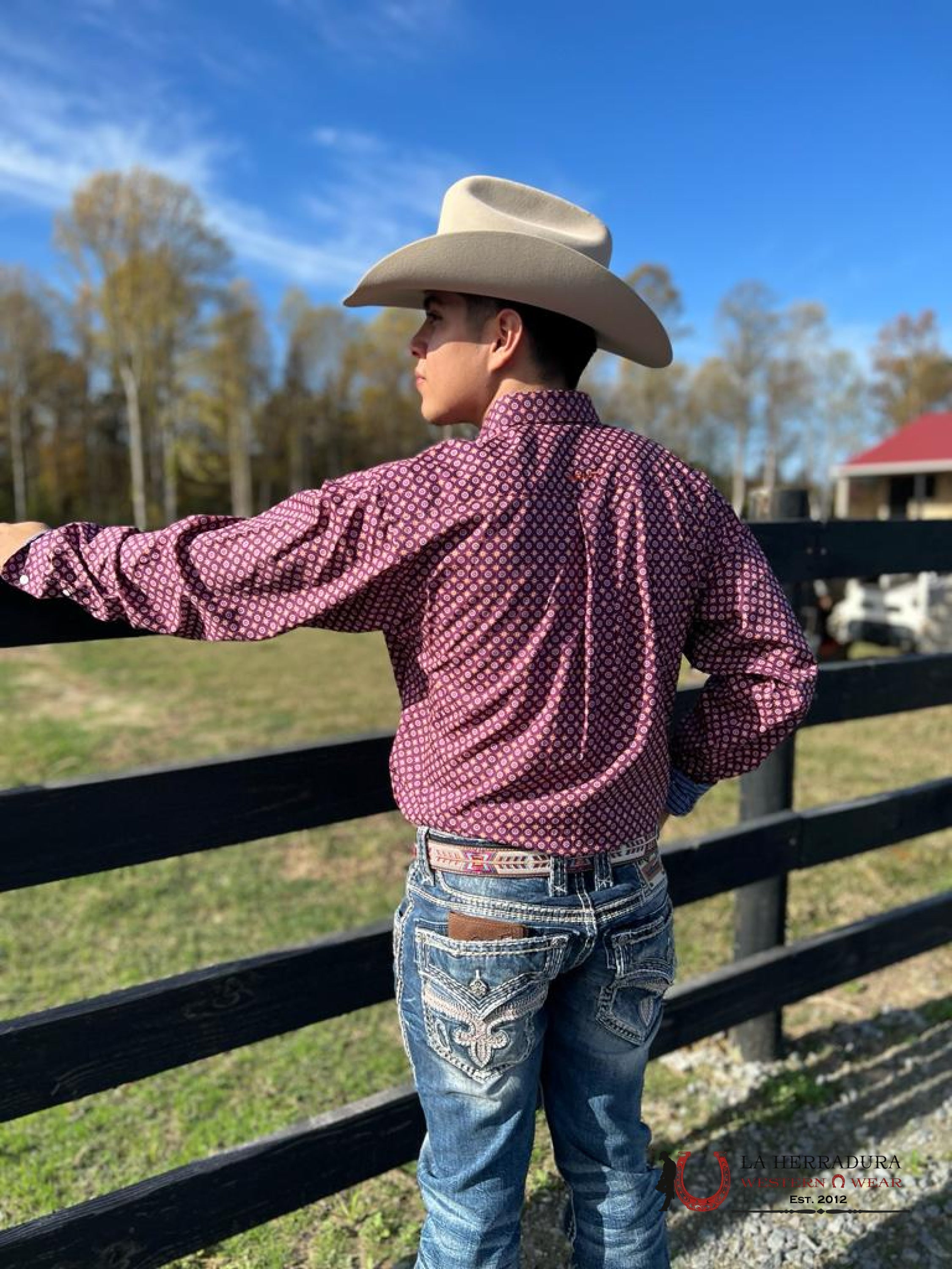 Camisa Ariat Picklked Bett Deklan Classic Ropa Hombres