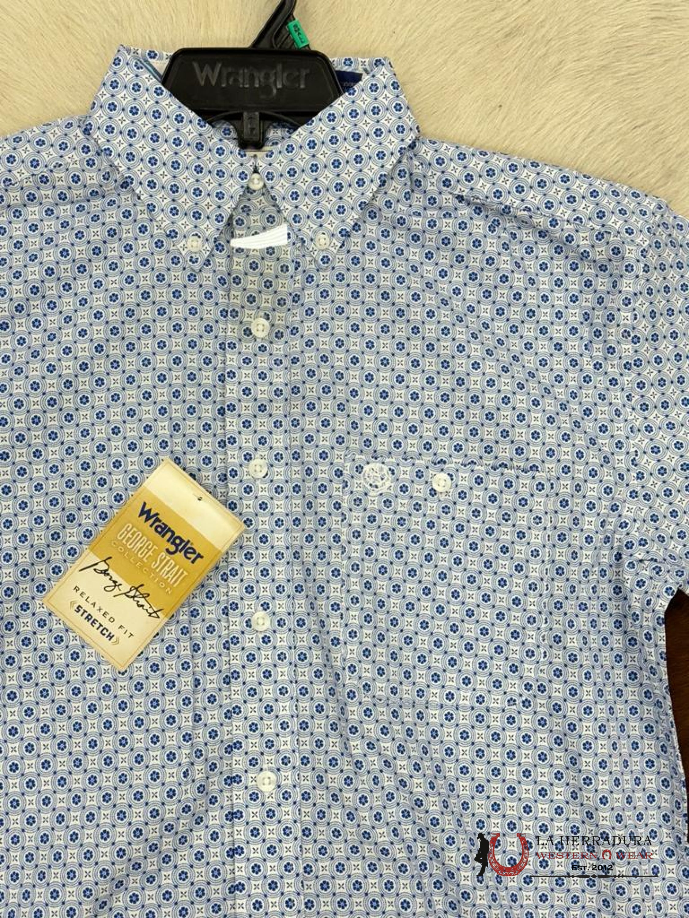 Camisa Wrangler Admiral Printed George Strait Collection Ropa Hombres