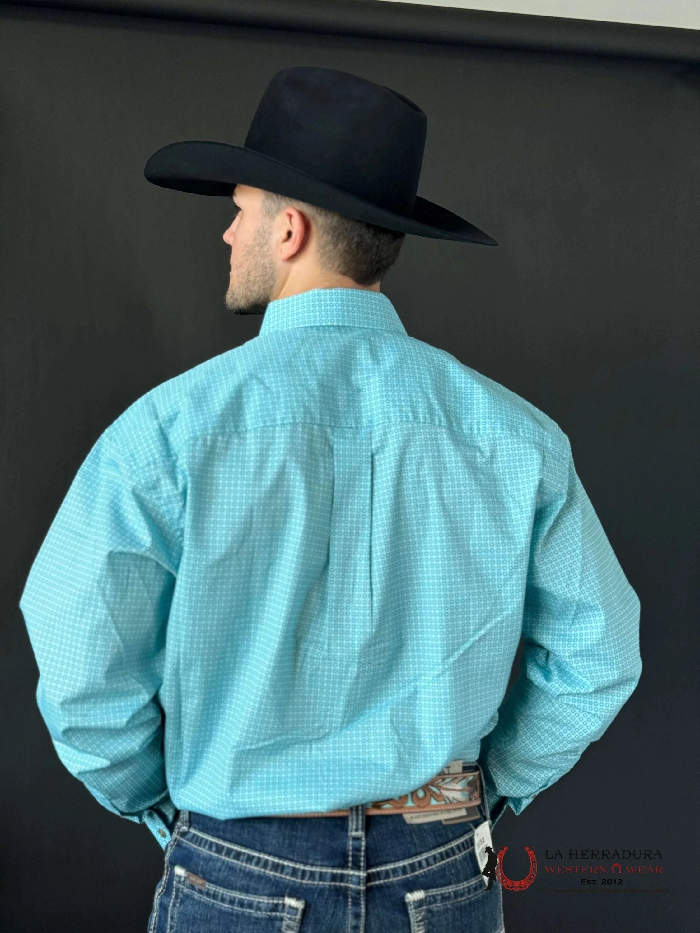 Camisa Wrangler Classic Blue Ropa Hombres