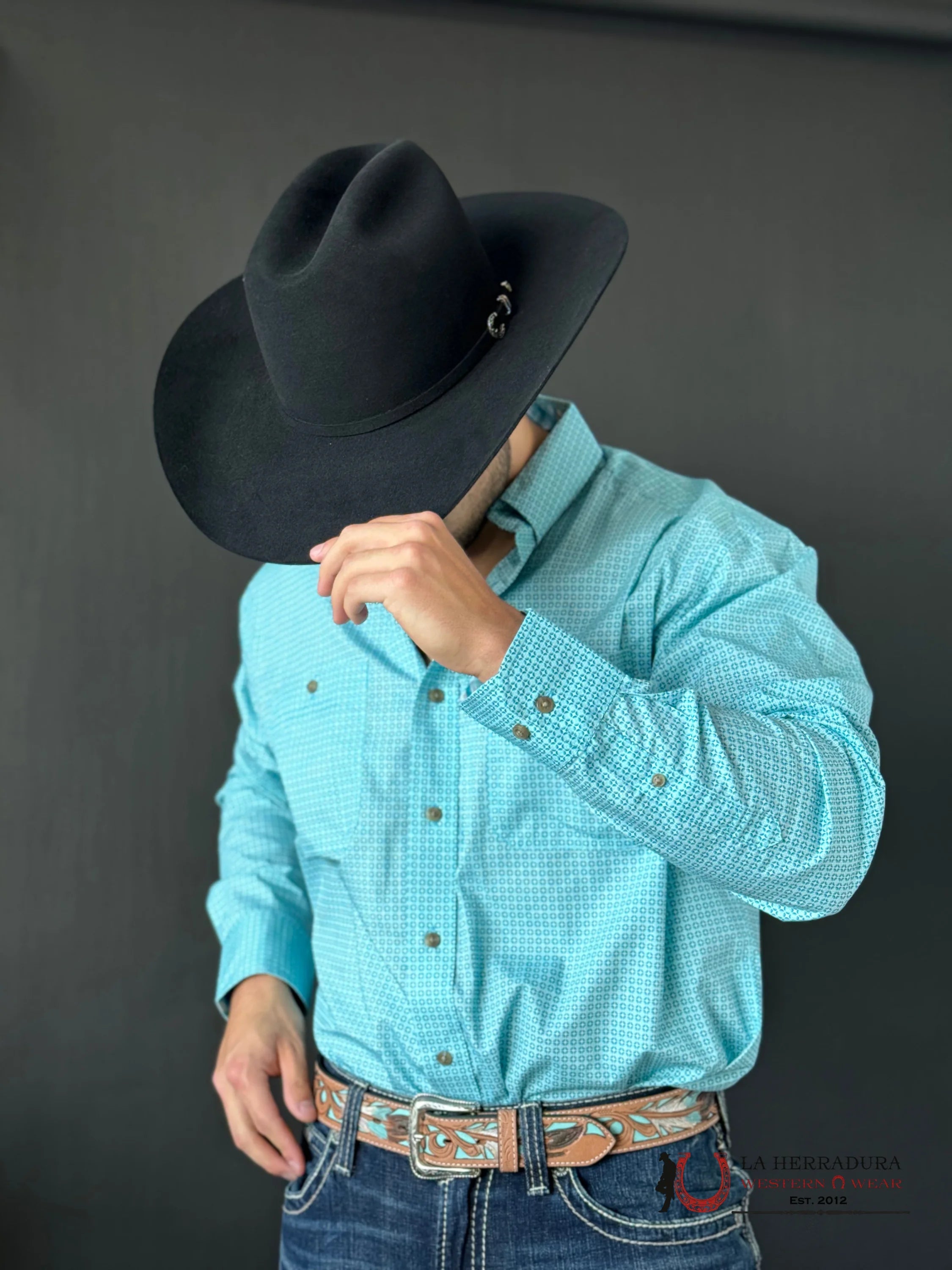 Camisa Wrangler Classic Blue Ropa Hombres