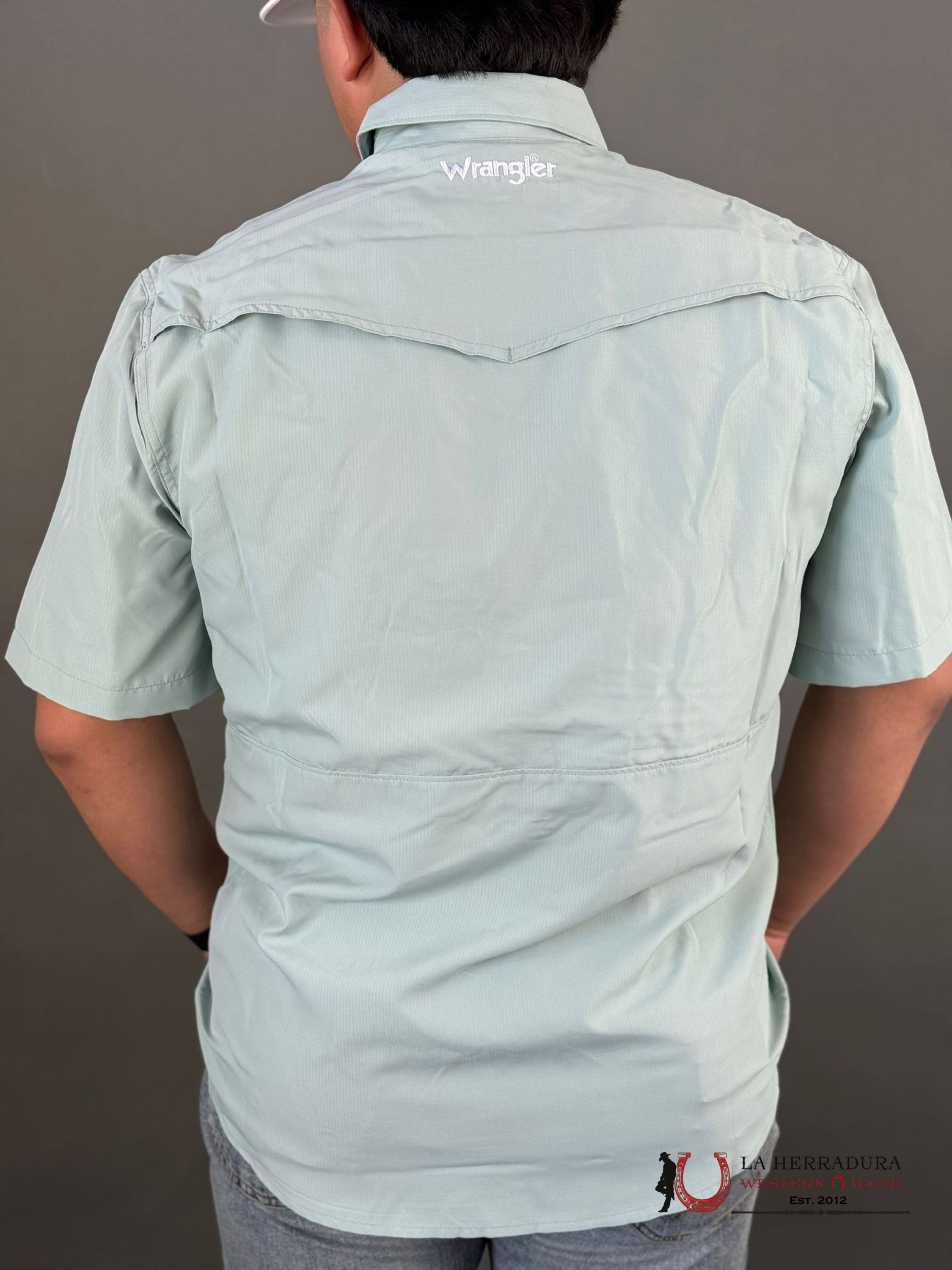 Camisa Wrangler Hydrangea Short Sleeve Ropa Hombres