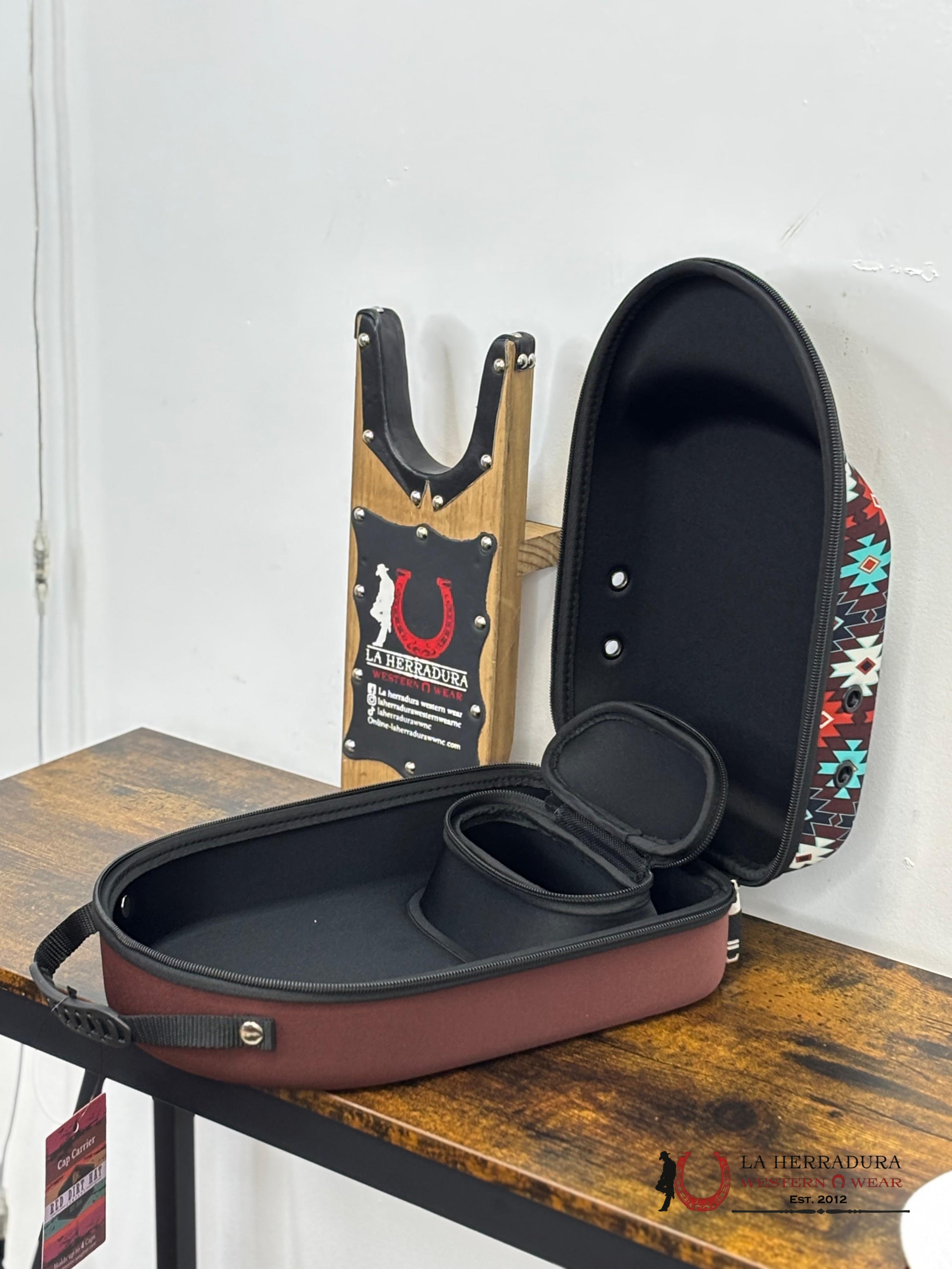 Cap Carrier With Sunglasses Case Aztec Style Caps Mens Gorras Hombres