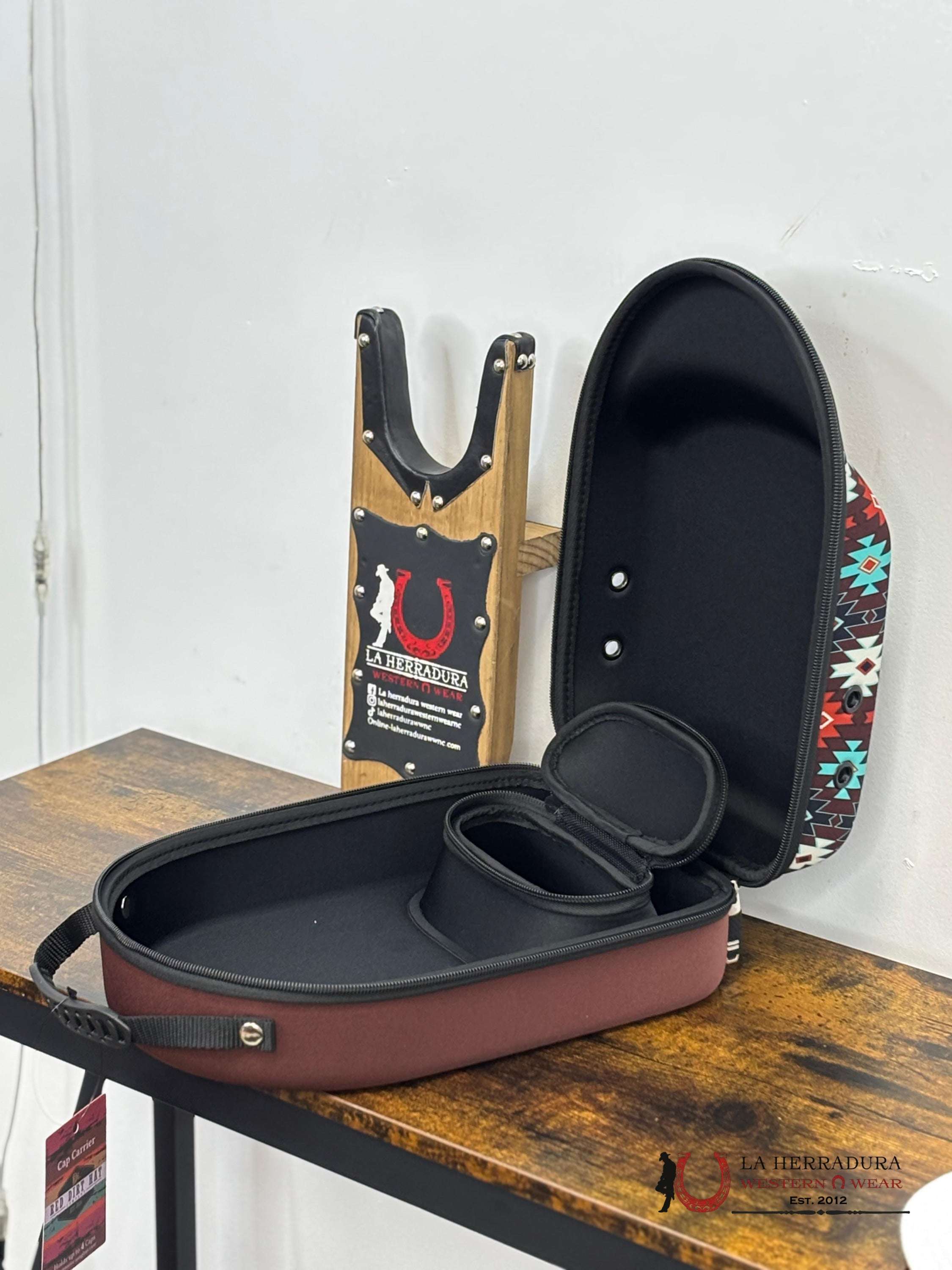 Cap Carrier With Sunglasses Case Aztec Style Caps Mens Gorras Hombres