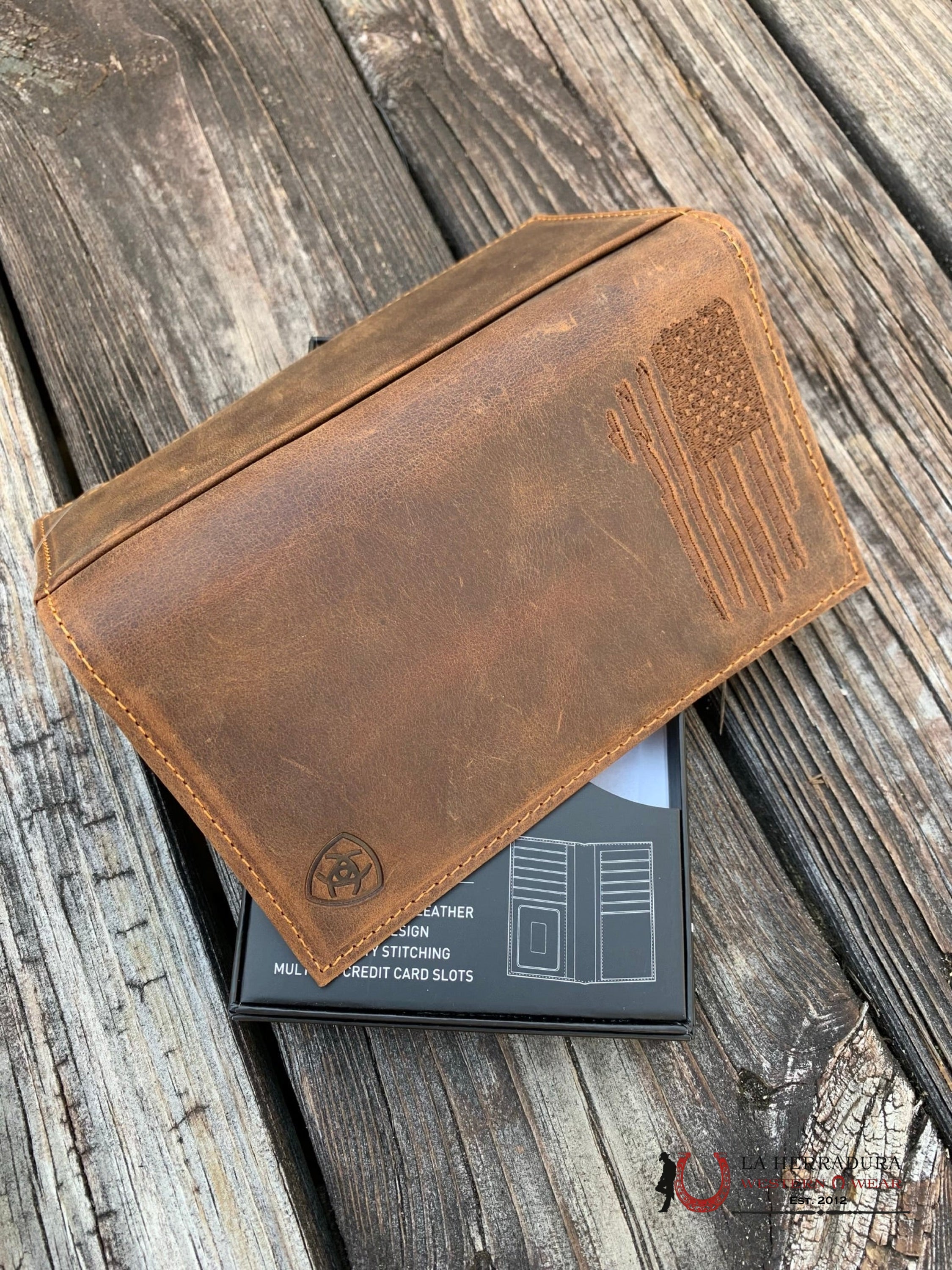 Cartera Ariat Rodeo Check Book Cover 45802 Accesorios