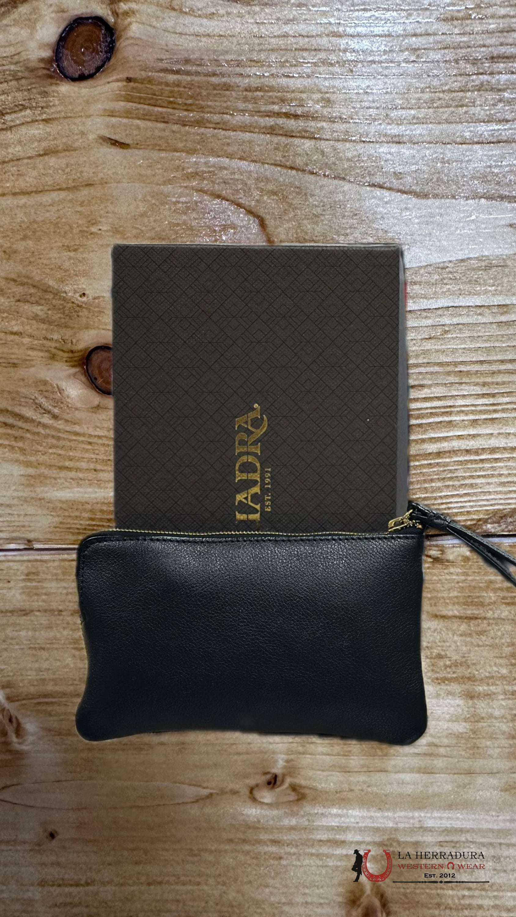 Cartera Cuadra Dama Mantarraya Negr Ld Ropa Mujeres