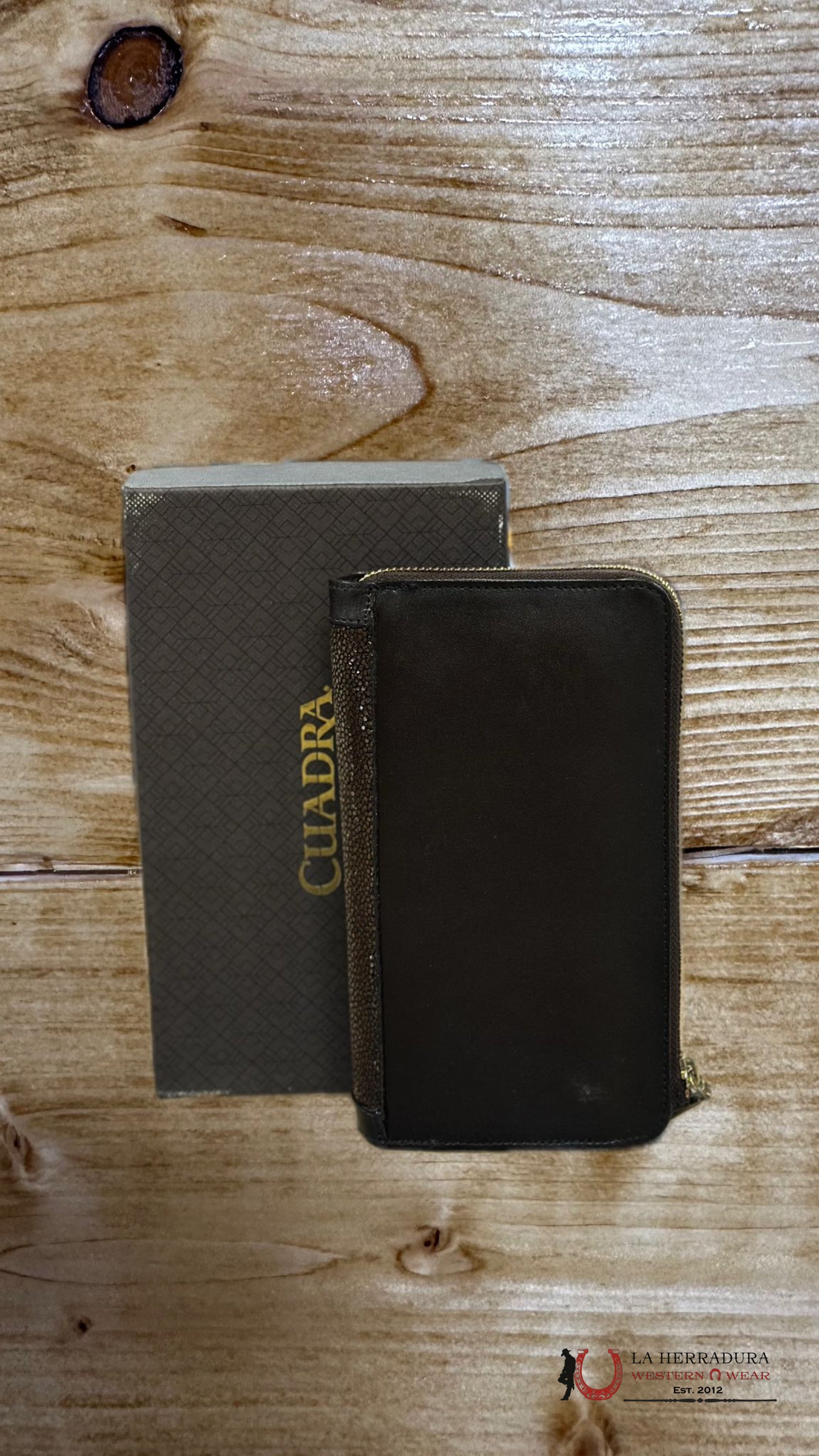 Cartera Cuadra Womens Mantarraya Art Dec Brown Ropa Mujeres