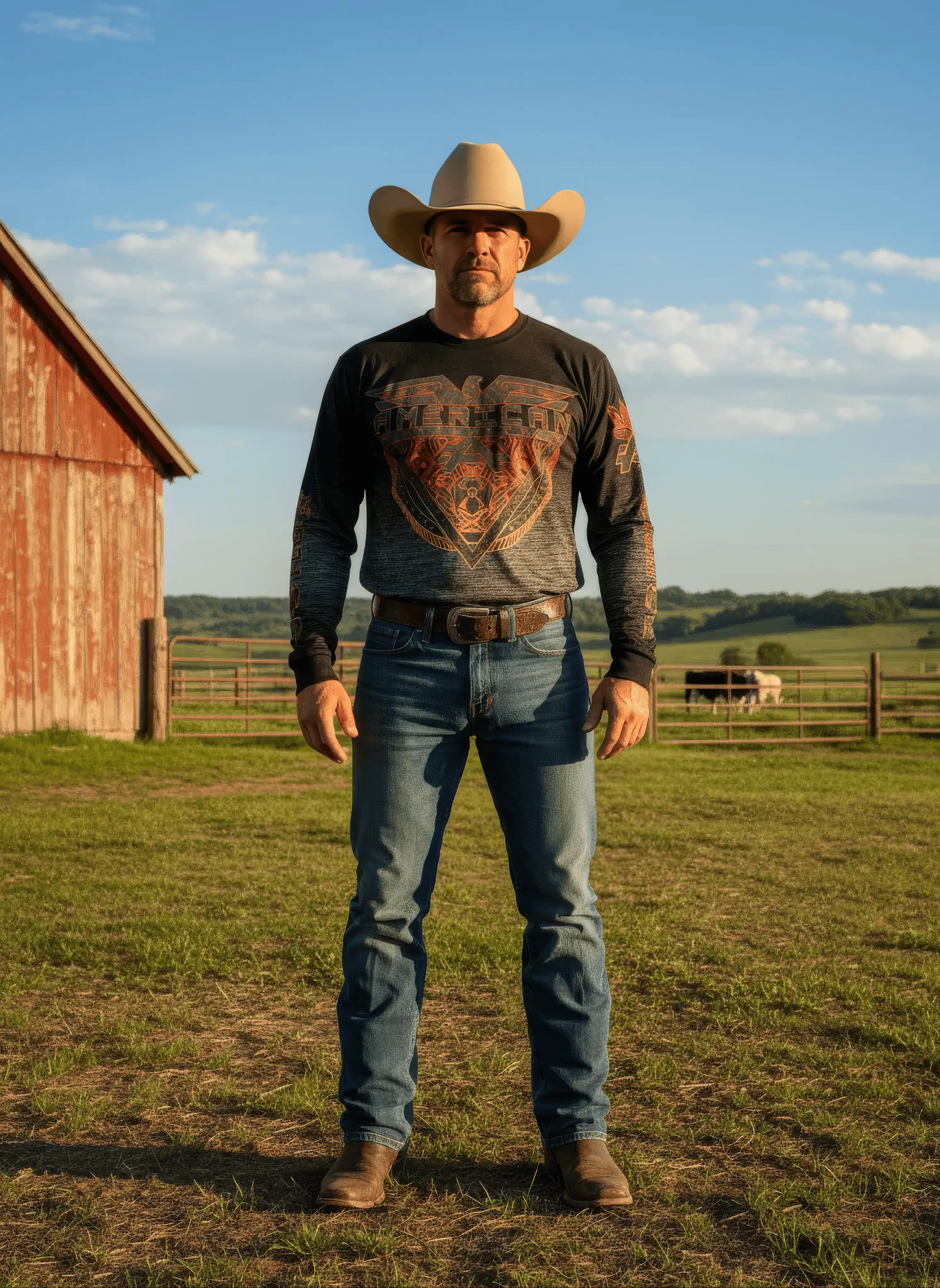 AMERICAN FIGHTER NORDEN MEN T-SHIRT BLACK FM16060 Laherradurawwnc.com