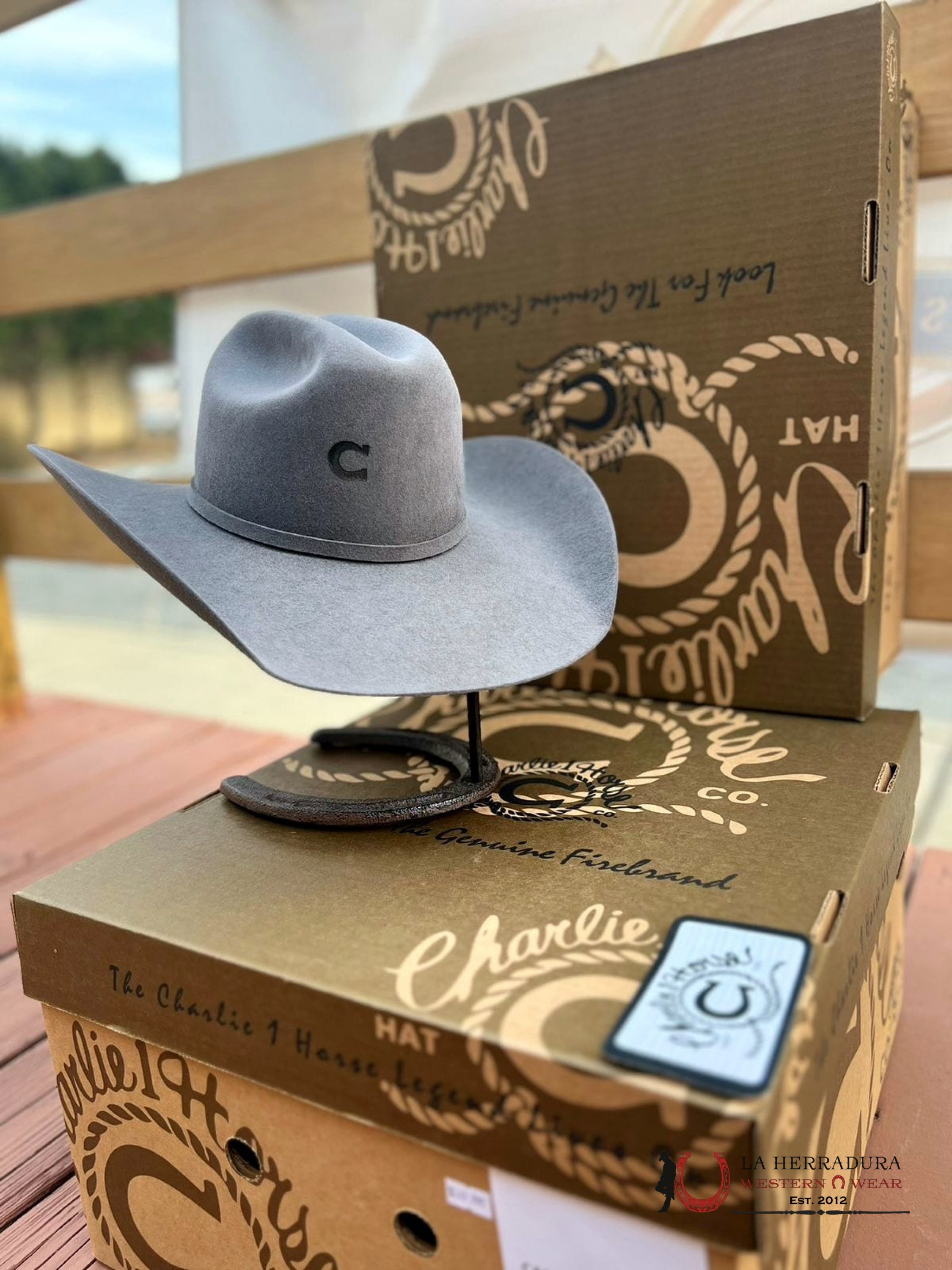 Charlie 1 Horse Cash 6X Charcoal Texanas Mujeres