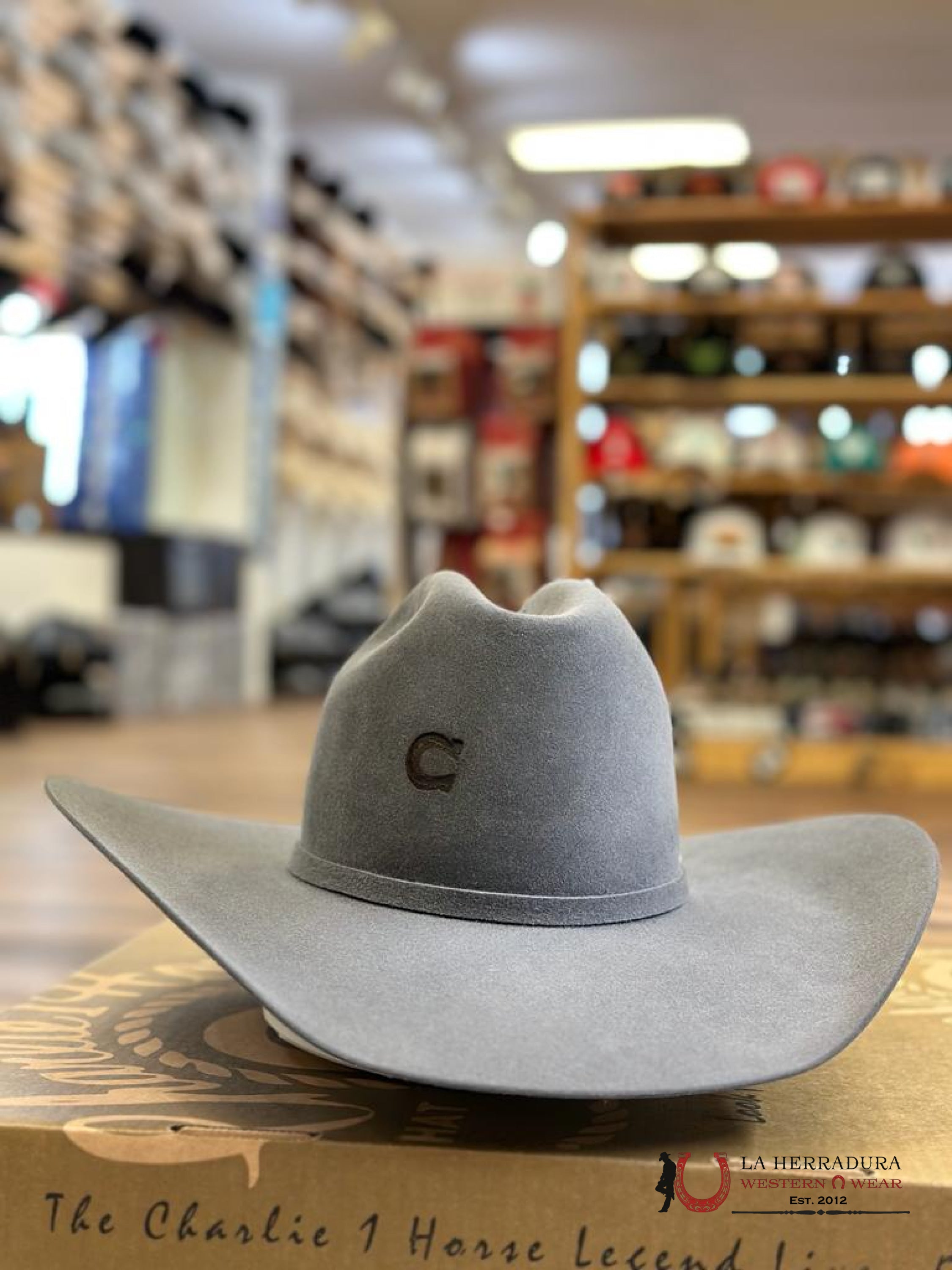 Charlie 1 Horse Cash 6X Charcoal Texanas Mujeres