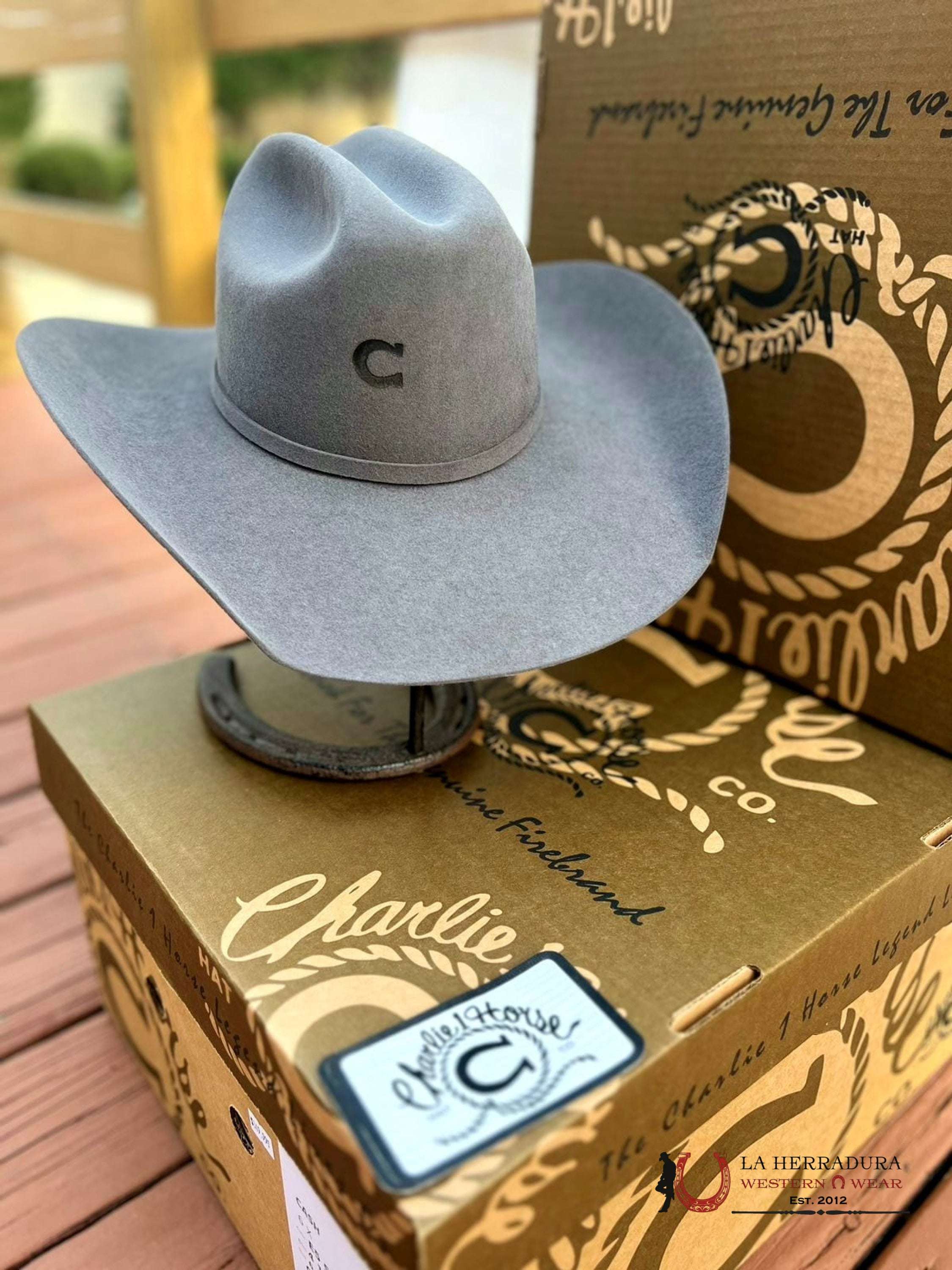 Charlie 1 Horse Cash 6X Charcoal Texanas Mujeres