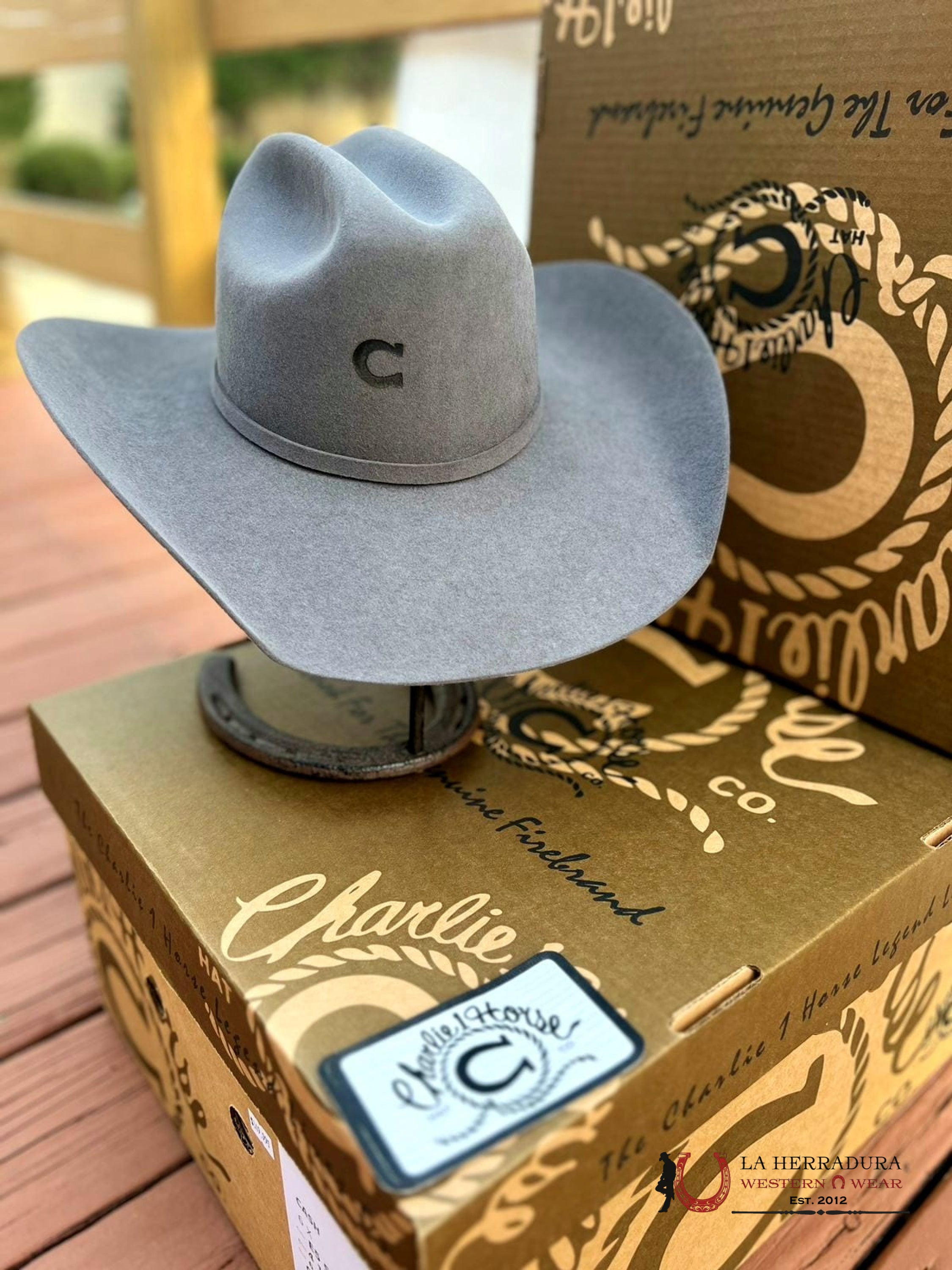 Charlie 1 Horse Cash 6X Charcoal Texanas Mujeres