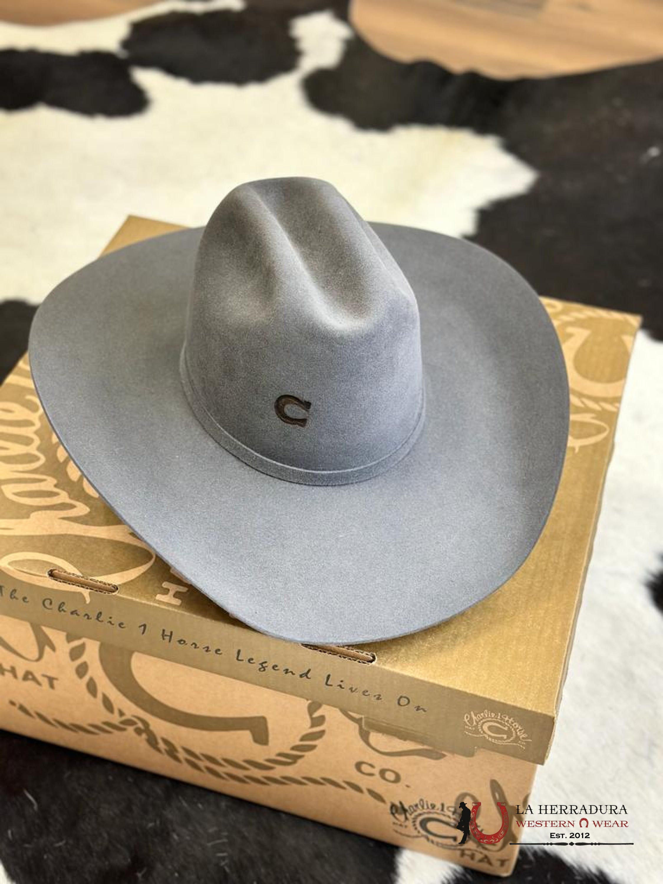 Charlie 1 Horse Cash 6X Charcoal Texanas Mujeres