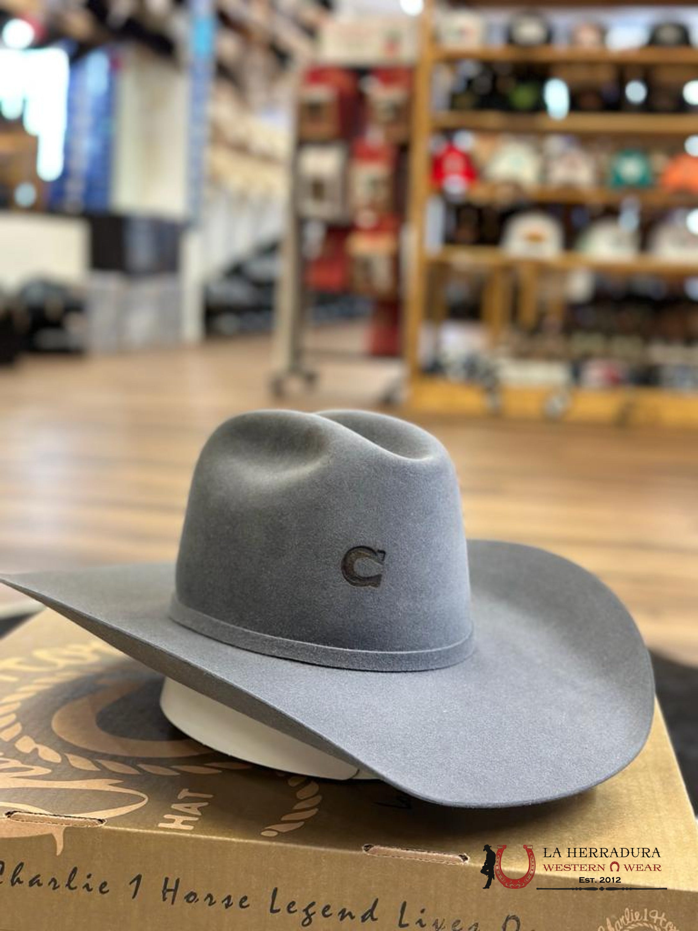 Charlie 1 Horse Cash 6X Charcoal Texanas Mujeres