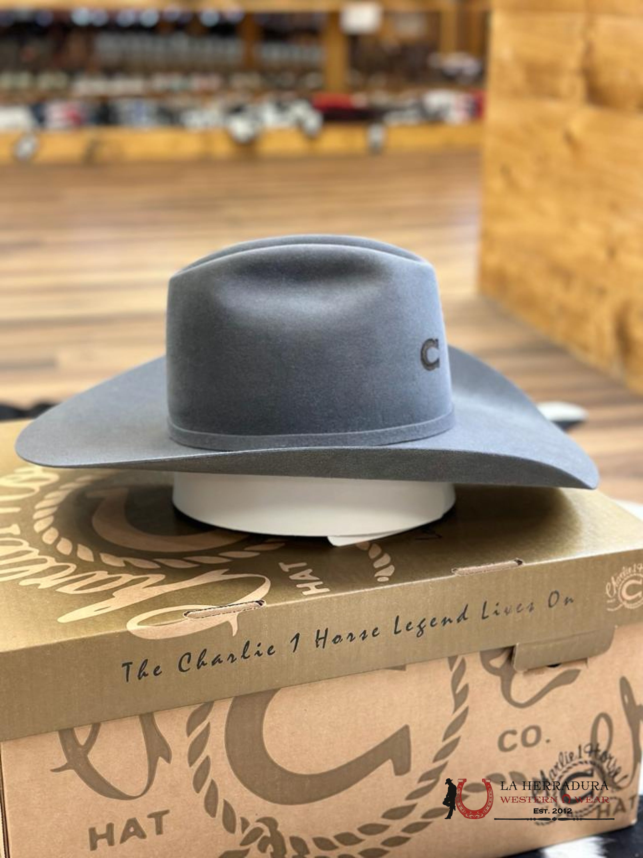 Charlie 1 Horse Cash 6X Charcoal Texanas Mujeres