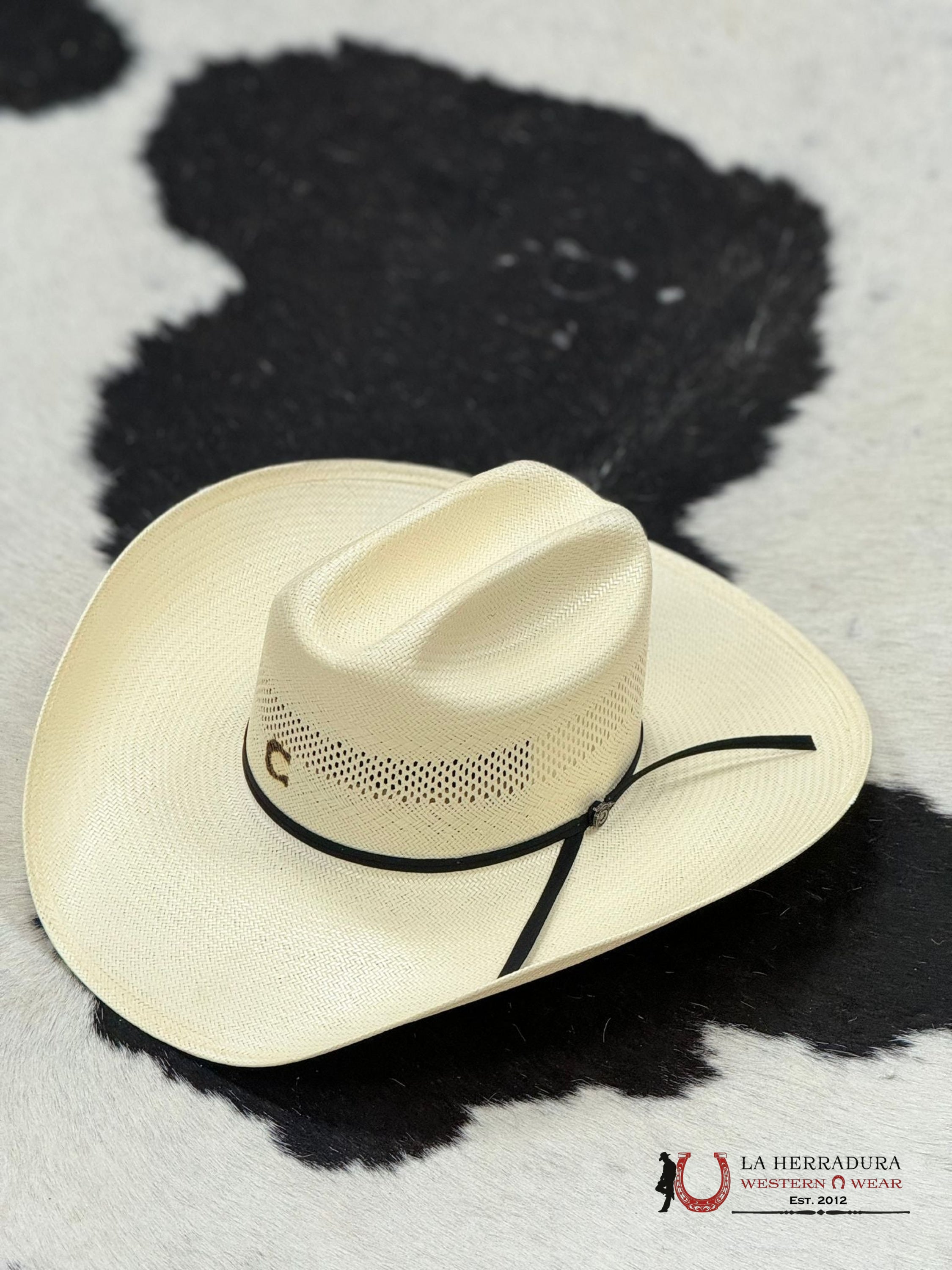 Charlie 1 Horse Straw Hat 10X Natural Texanas Mujeres