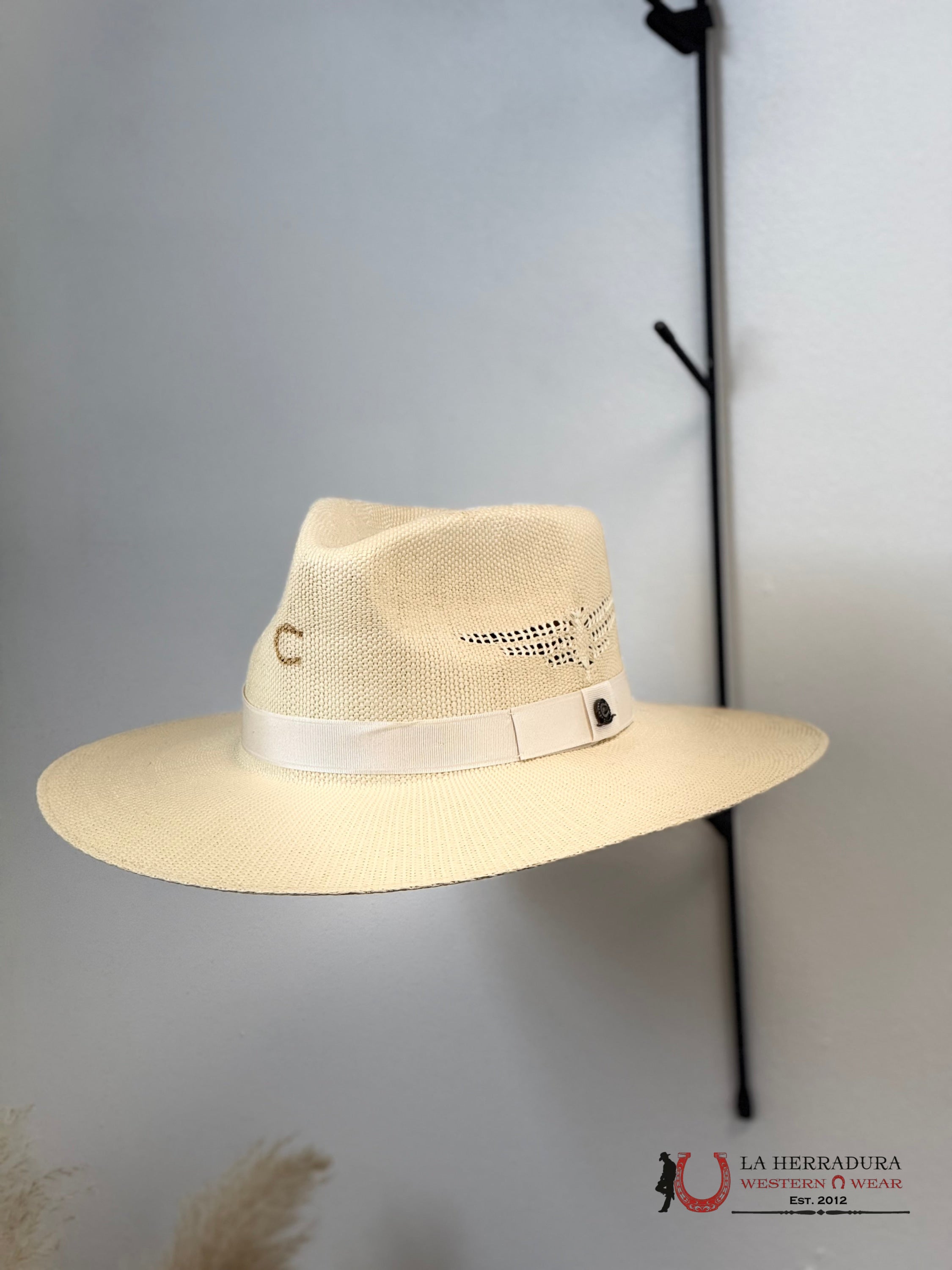 CHARLIE 1 HORSE STRAW HAT MEXICO SHORE NAT/TAN TEXANAS MUJERES