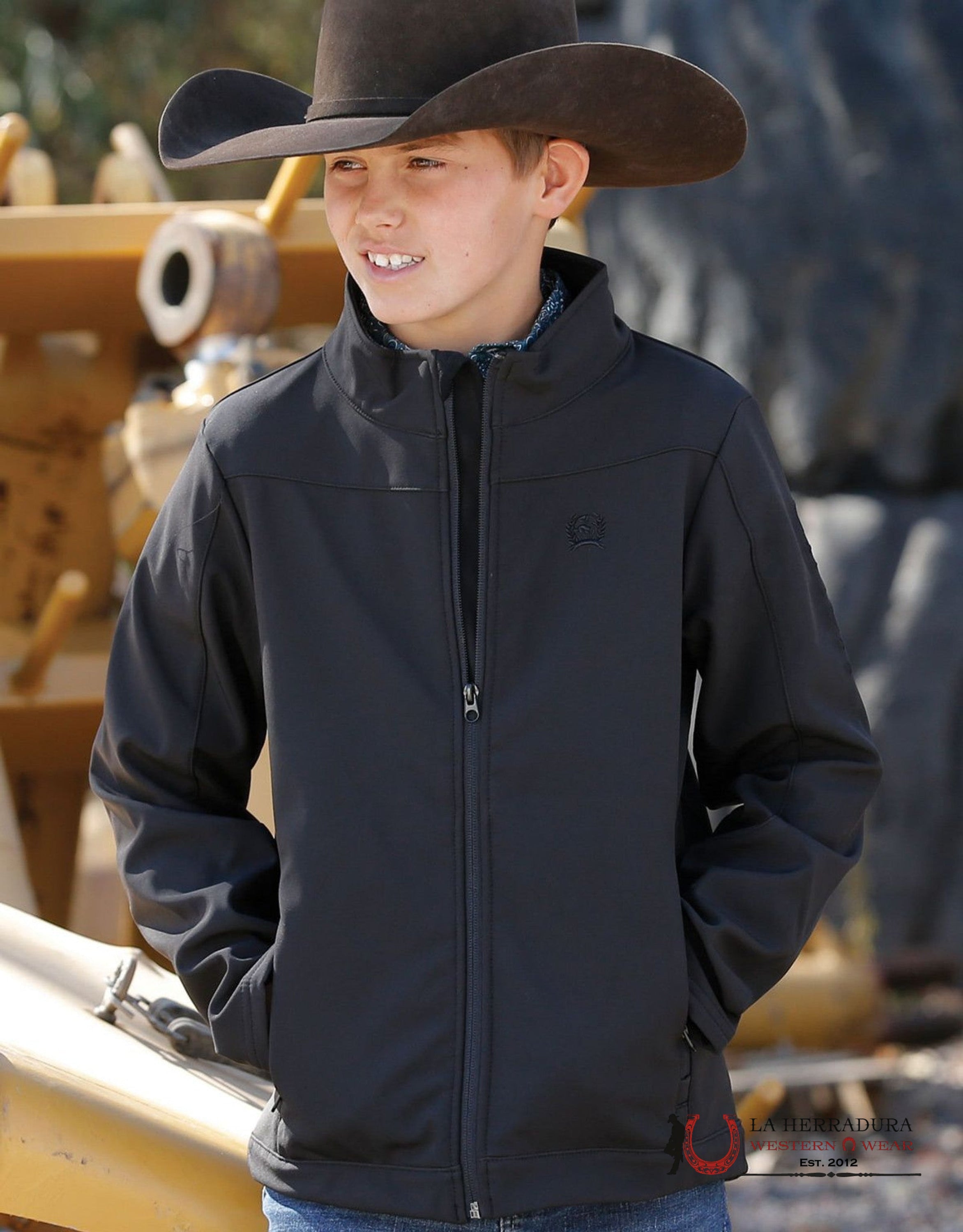 Cinch Boys Bonded Jacket - Black Niñas