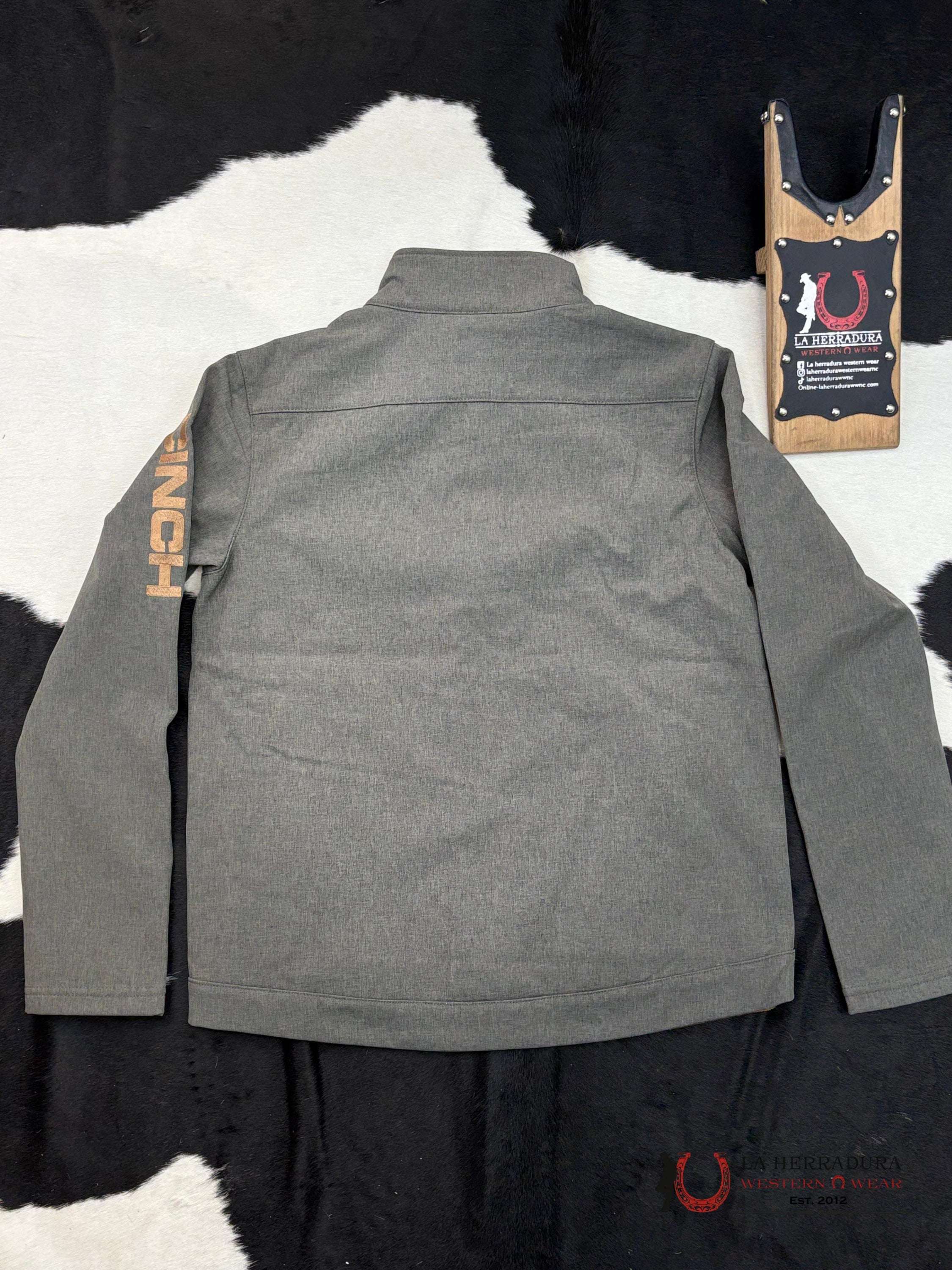 Cinch Boy’s Match Dad Bonded Jacket - Grey Niñas